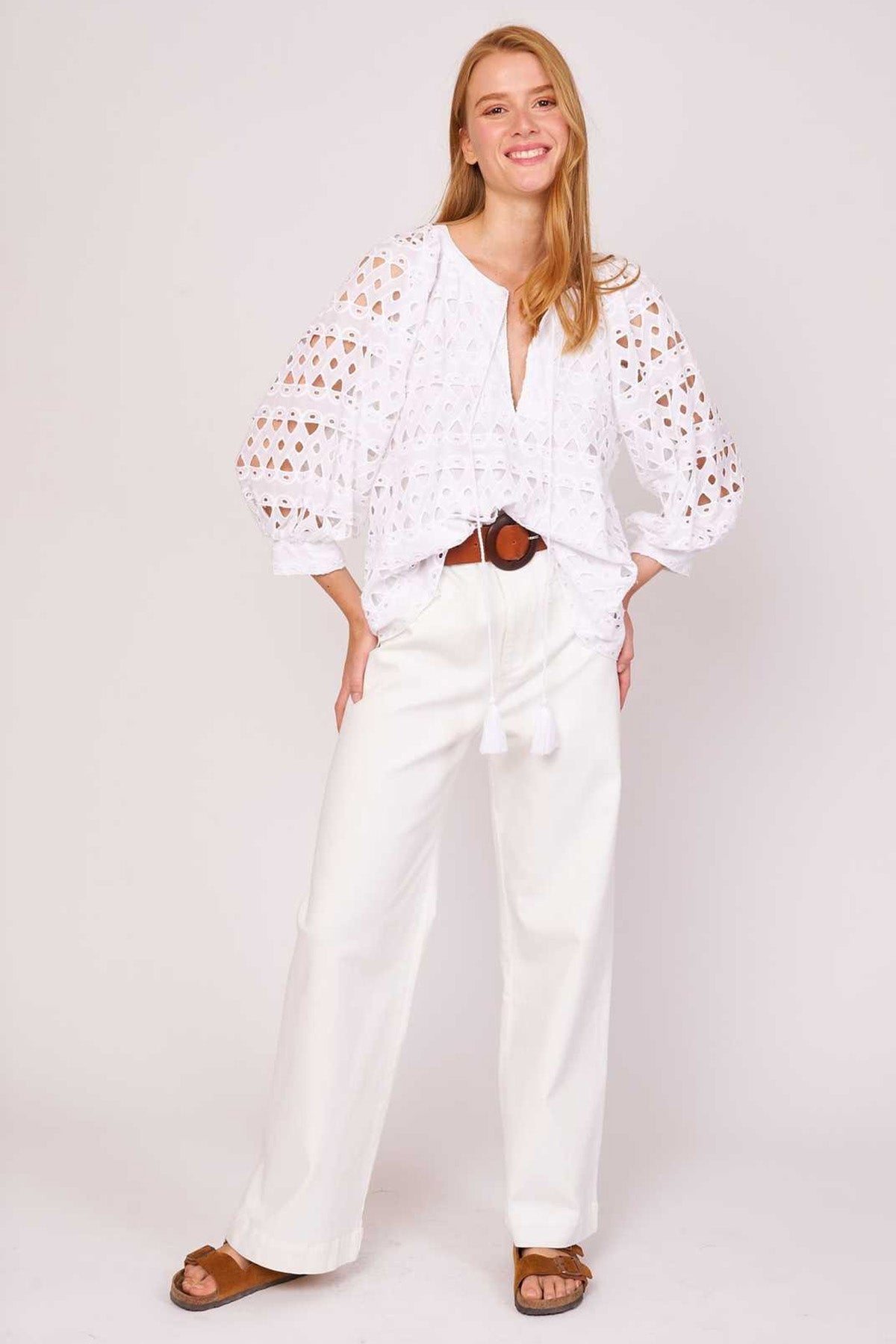 Rene Derhy Emma V Yaka Fistolu Bluz