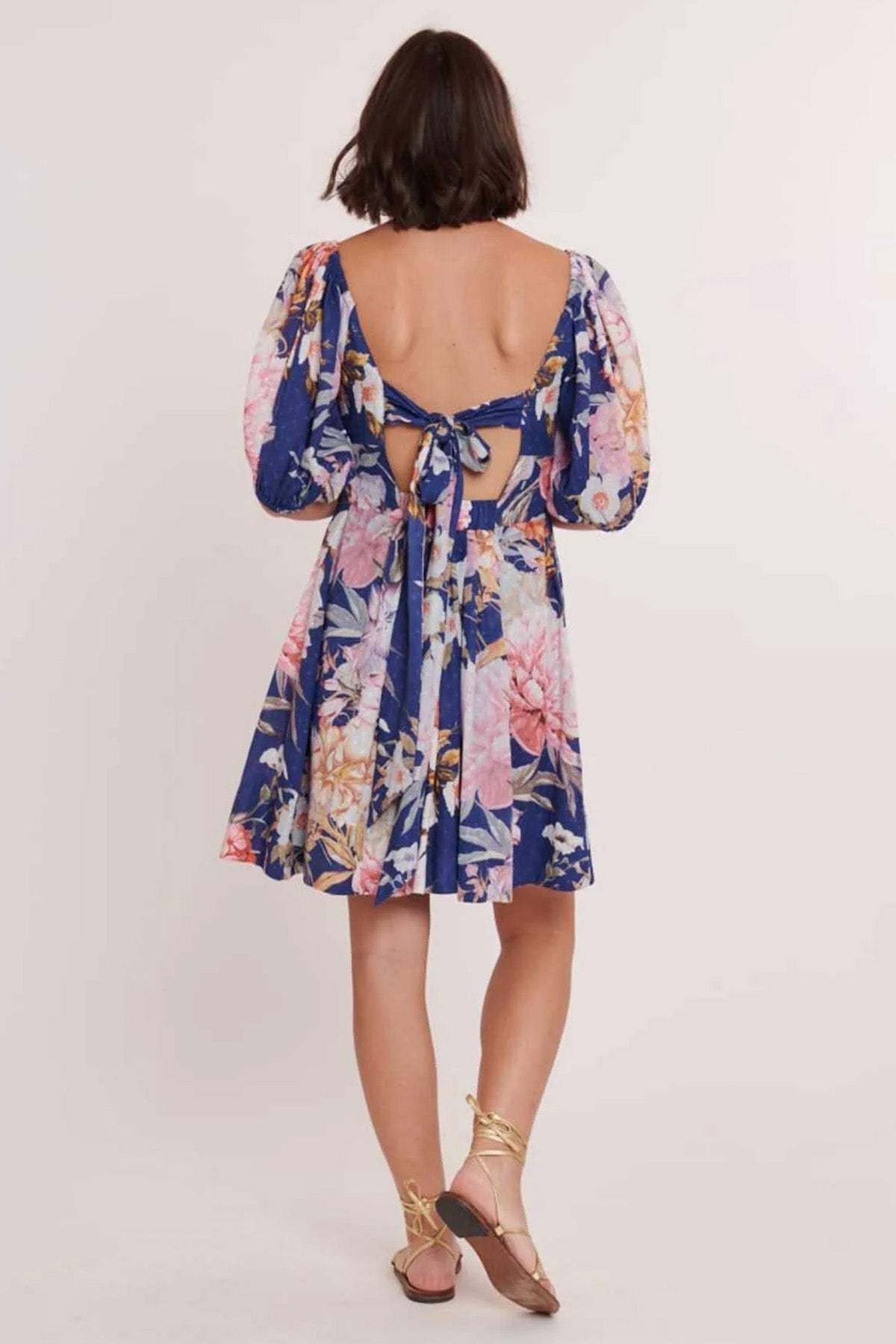 Rene Derhy Cabezota Çiçek Desenli Mini Elbise