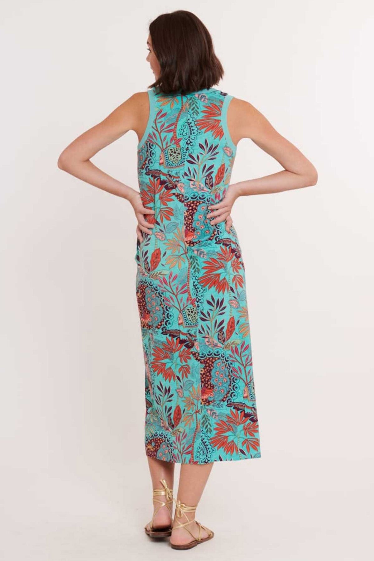 Rene Derhy Caminata Midi Elbise-Libas Trendy Fashion Store