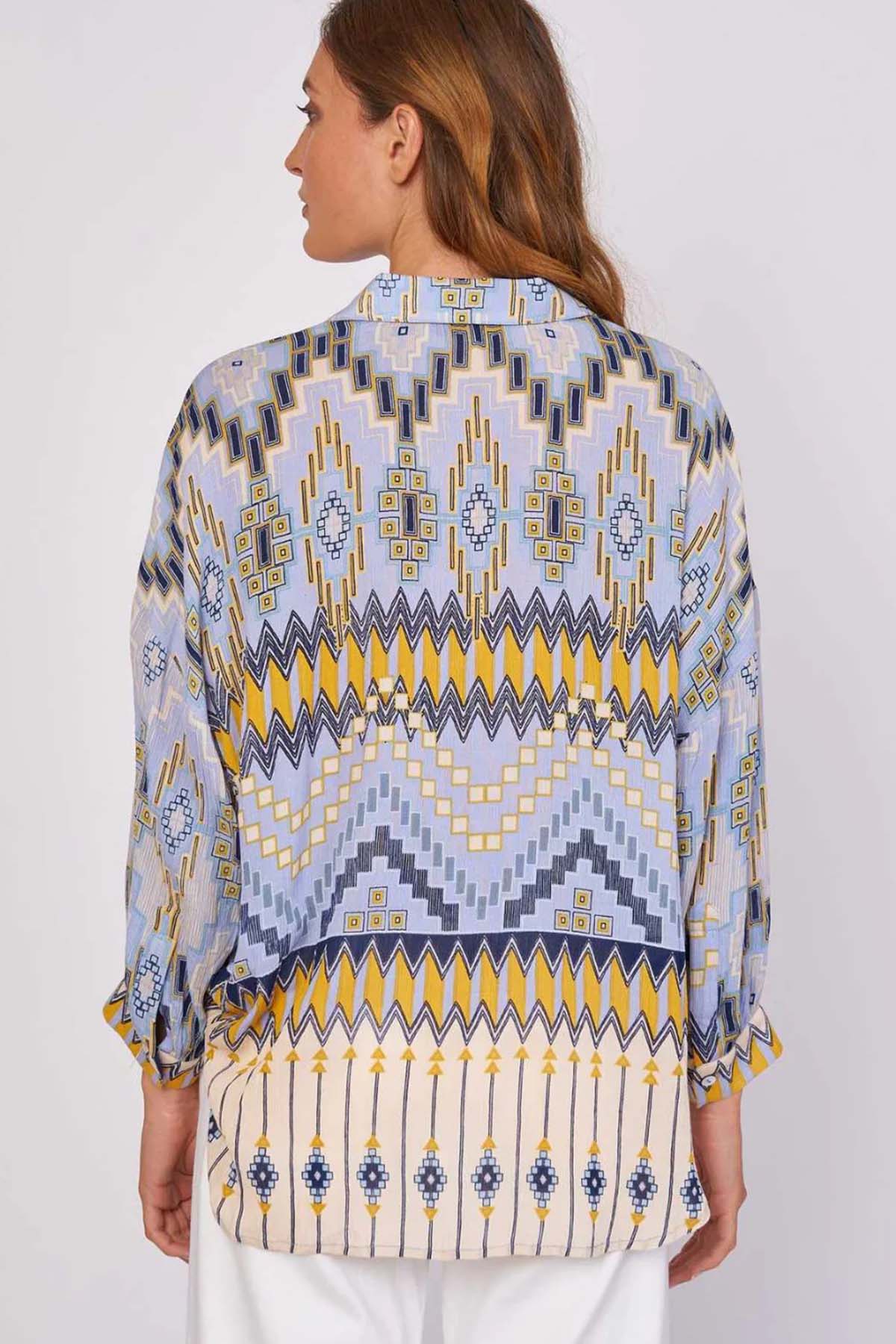 Rene Derhy Eliorette Desenli Gömlek-Libas Trendy Fashion Store