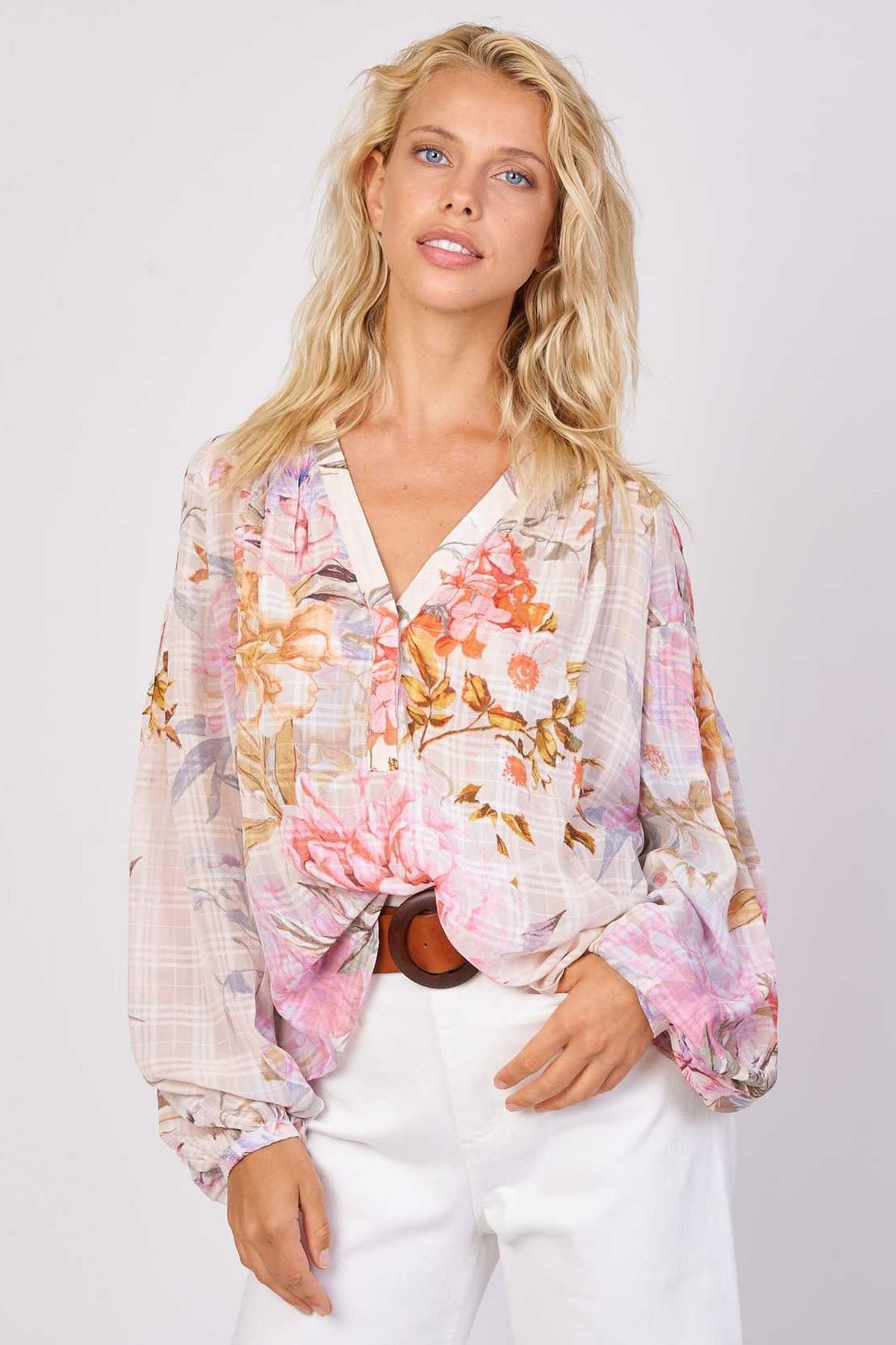 Rene Derhy Ennery Desenli Bluz