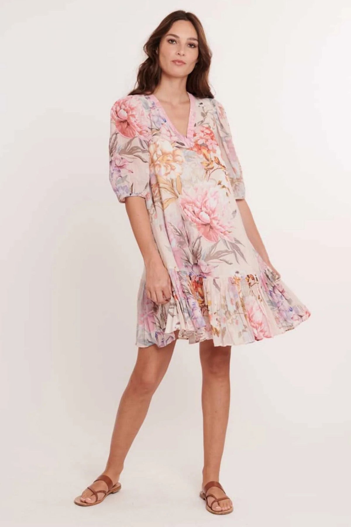 Rene Derhy Canarias Çiçek Desenli Dizüstü Elbise