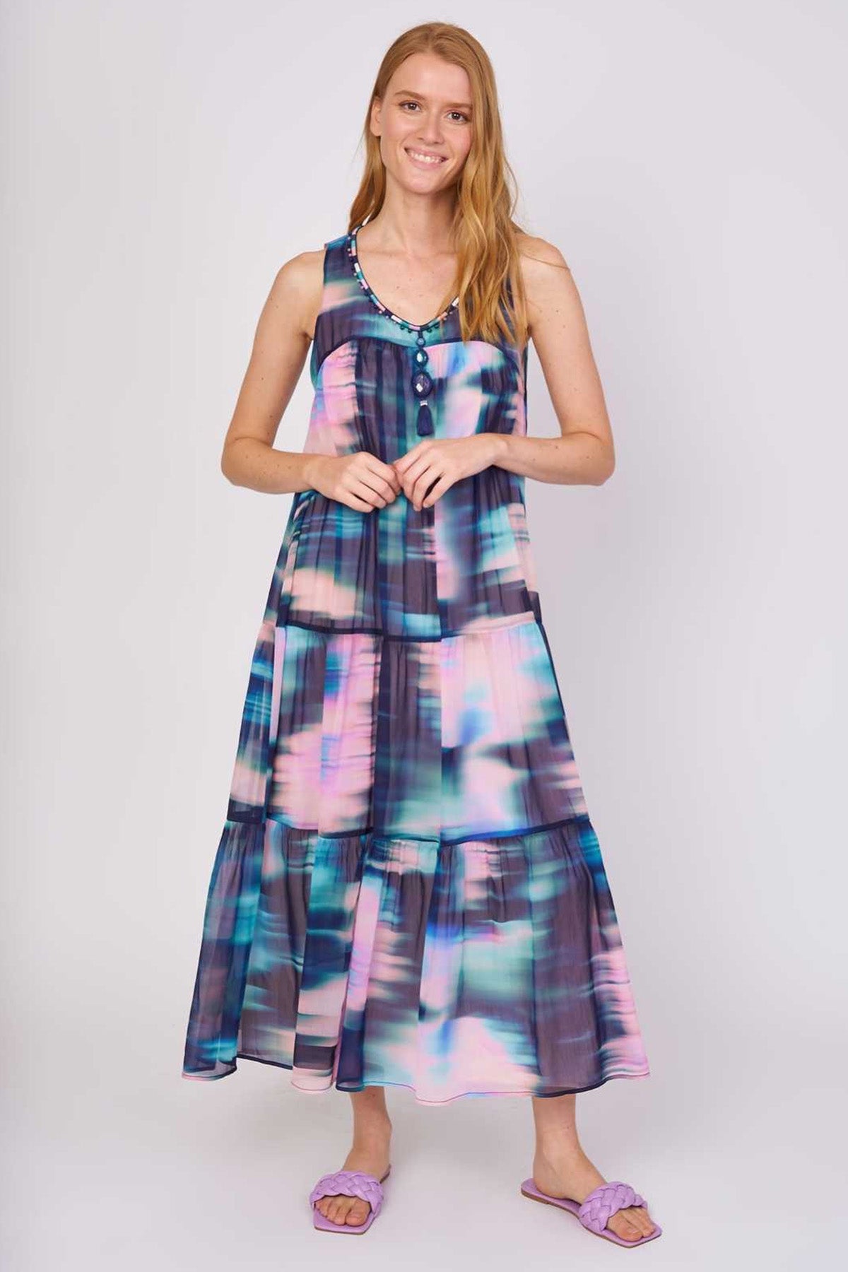 Rene Derhy Chloe Maxi Elbise