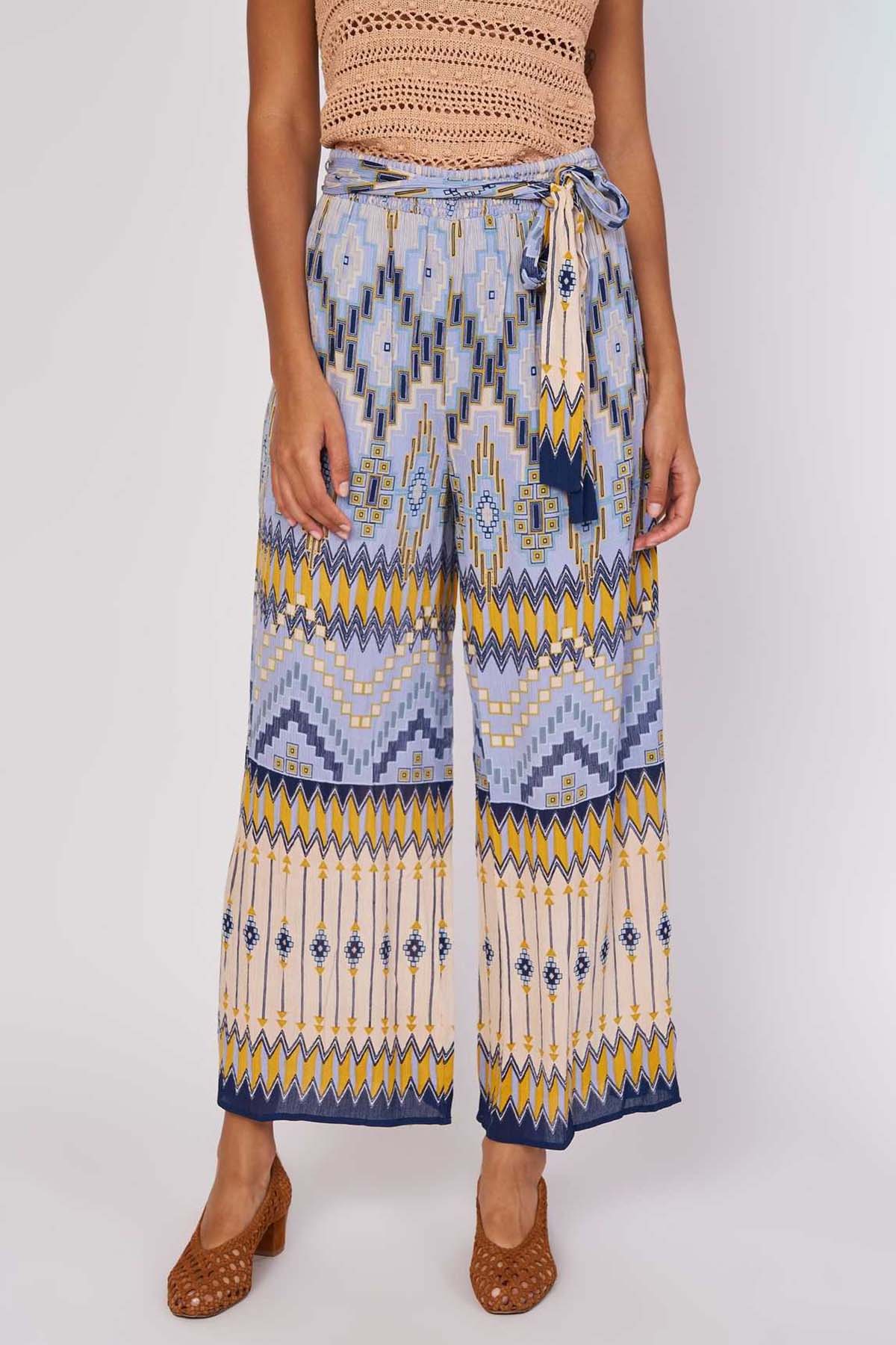 Rene Derhy Jimmy Yüksek Bel Rahat Kesim Pantolon