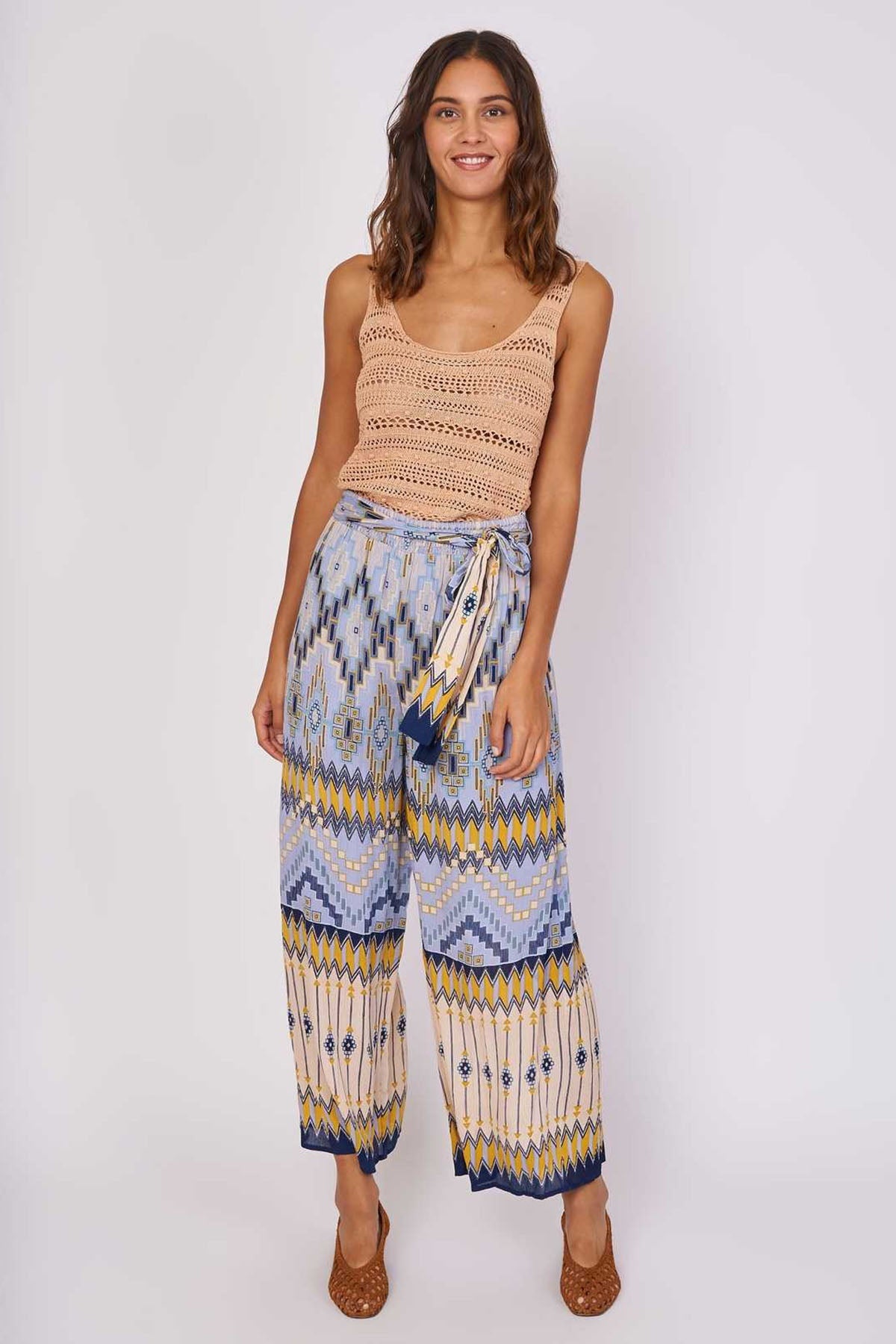 Rene Derhy Jimmy Yüksek Bel Rahat Kesim Pantolon