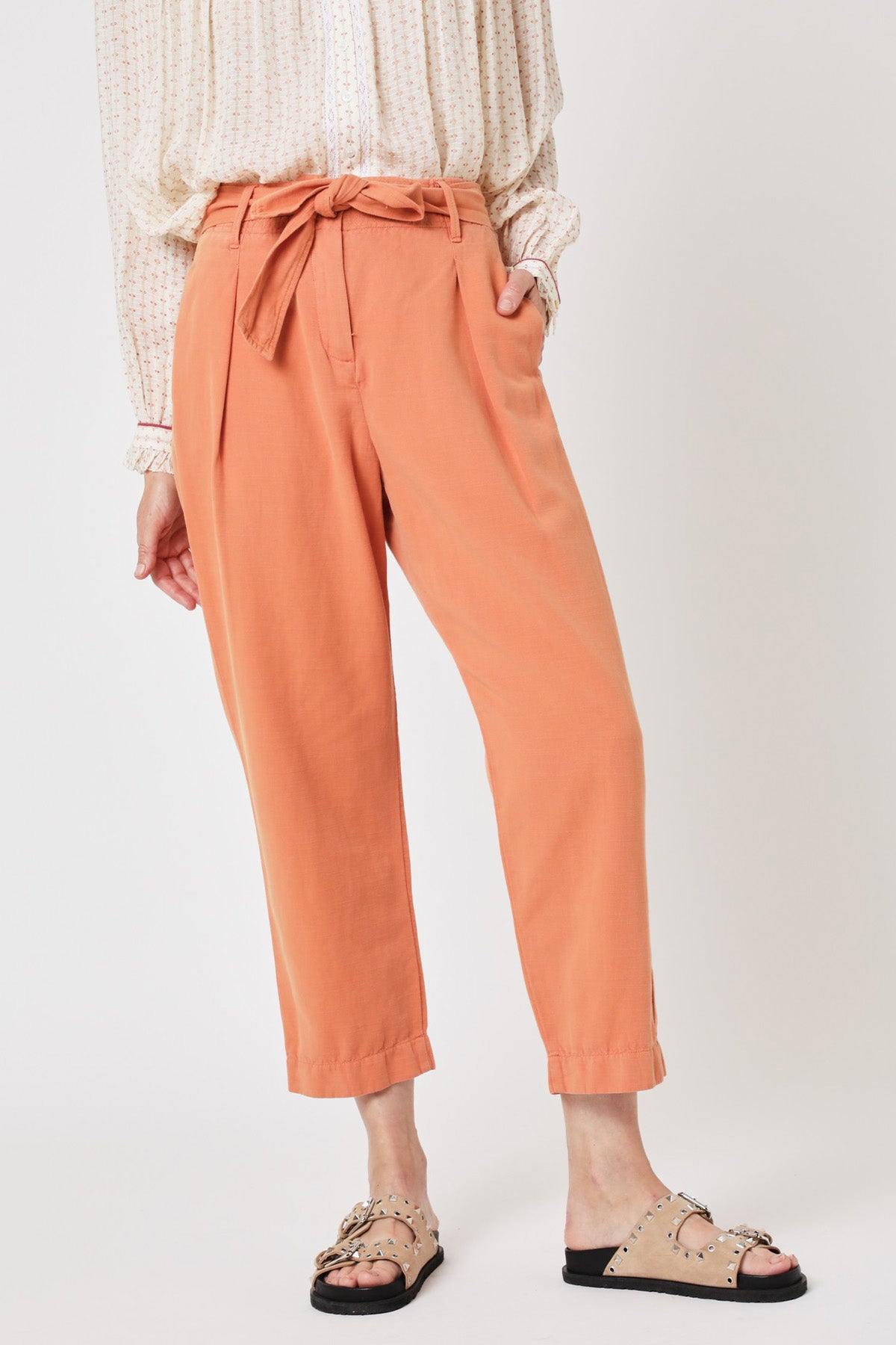 Berenice Helsinky Ketenli Pileli Pantolon-Libas Trendy Fashion Store