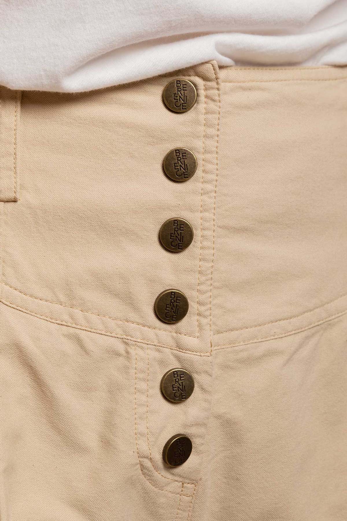 Berenice Rio Pileli Yüksek Bel Şort