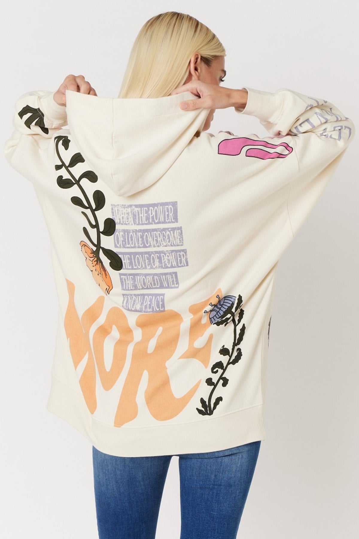 Berenice Dor Geniş Kesim Kapüşonlu Sweatshirt