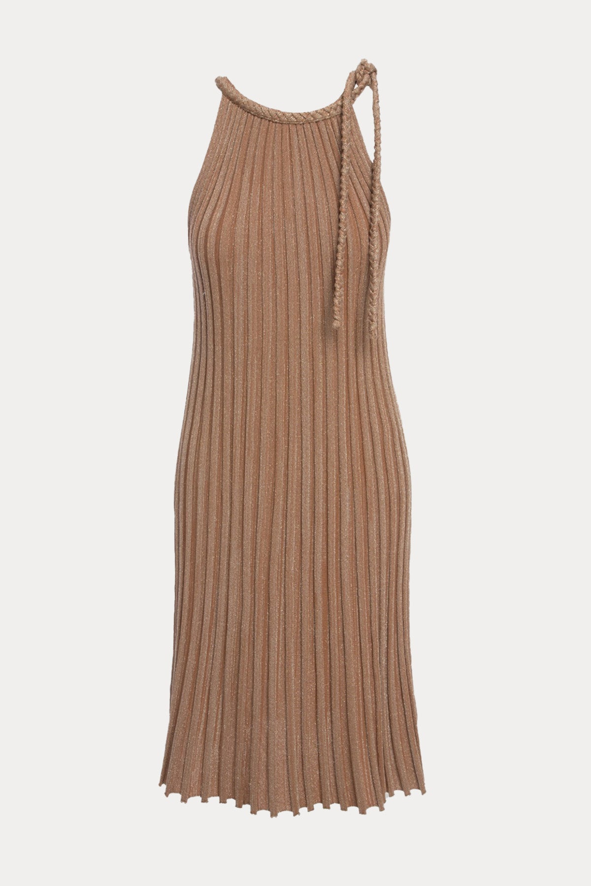 Lynne Örgü Detaylı Piliseli Dizüstü Abiye Elbise-Libas Trendy Fashion Store