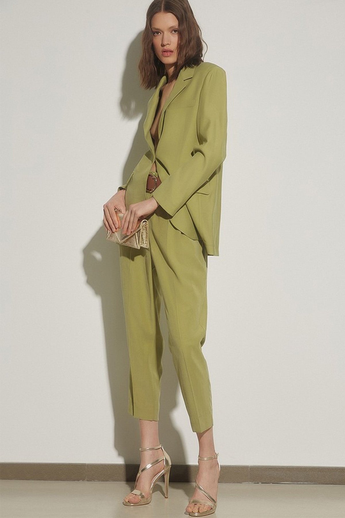 Bsb Pileli Yüksek Bel Pantolon-Libas Trendy Fashion Store