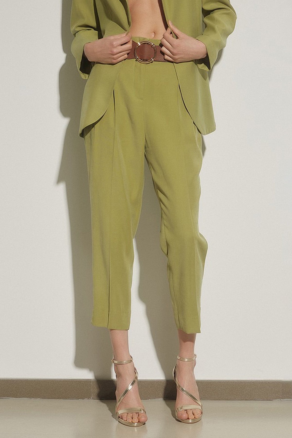 Bsb Pileli Yüksek Bel Pantolon-Libas Trendy Fashion Store