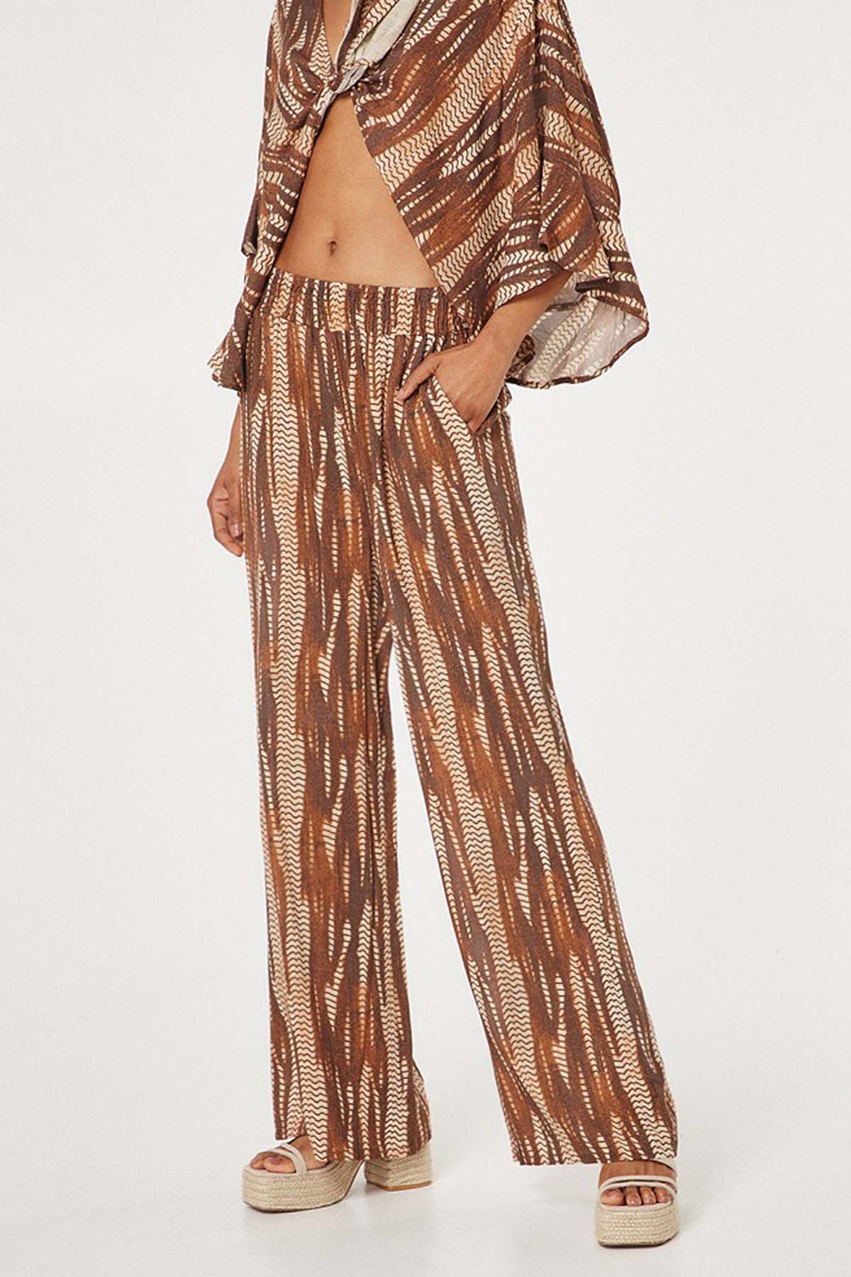 Bsb Yüksek Bel Rahat Kesim Pantolon-Libas Trendy Fashion Store