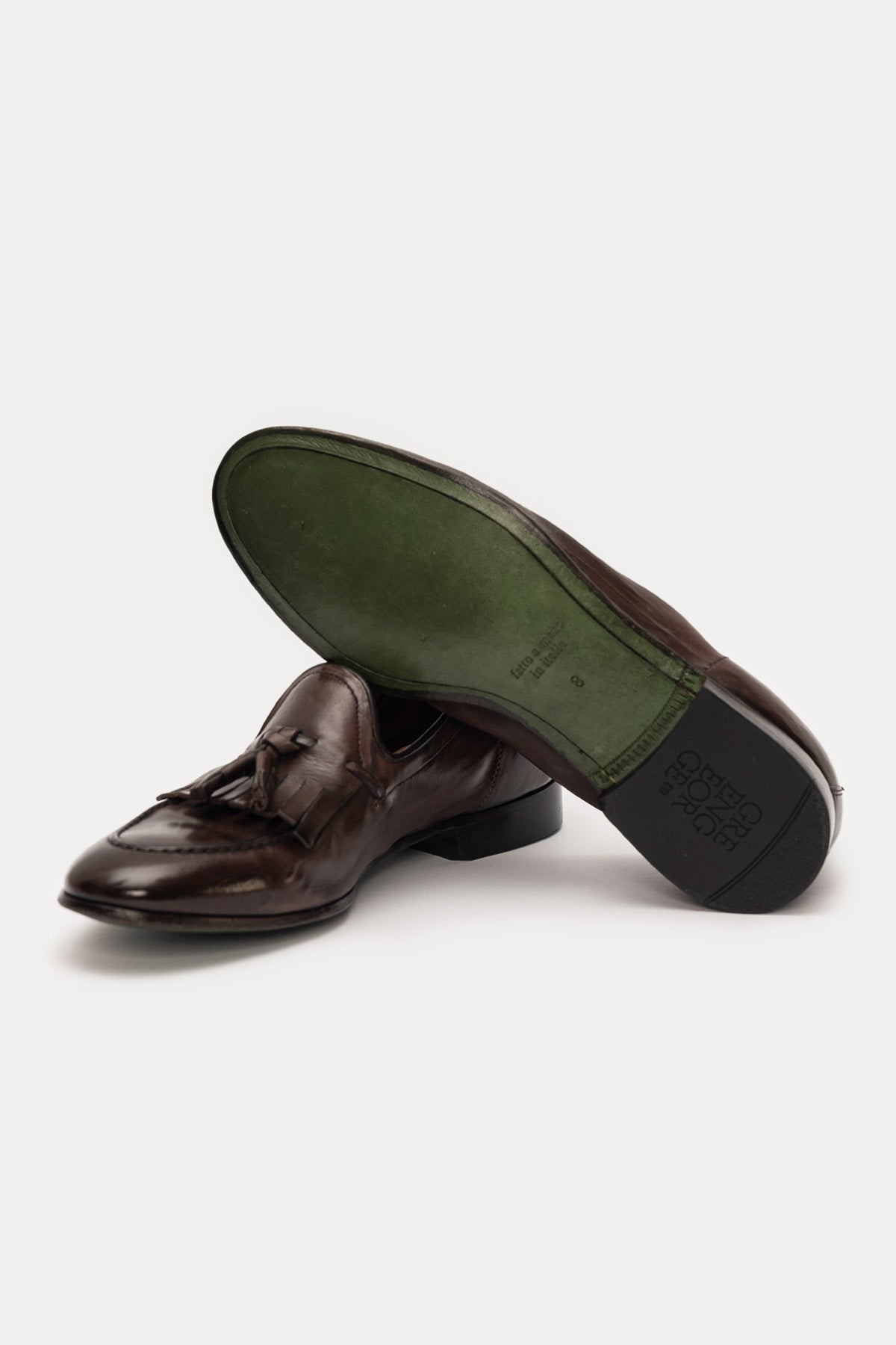 Green George Püsküllü Deri Loafer Ayakkabı