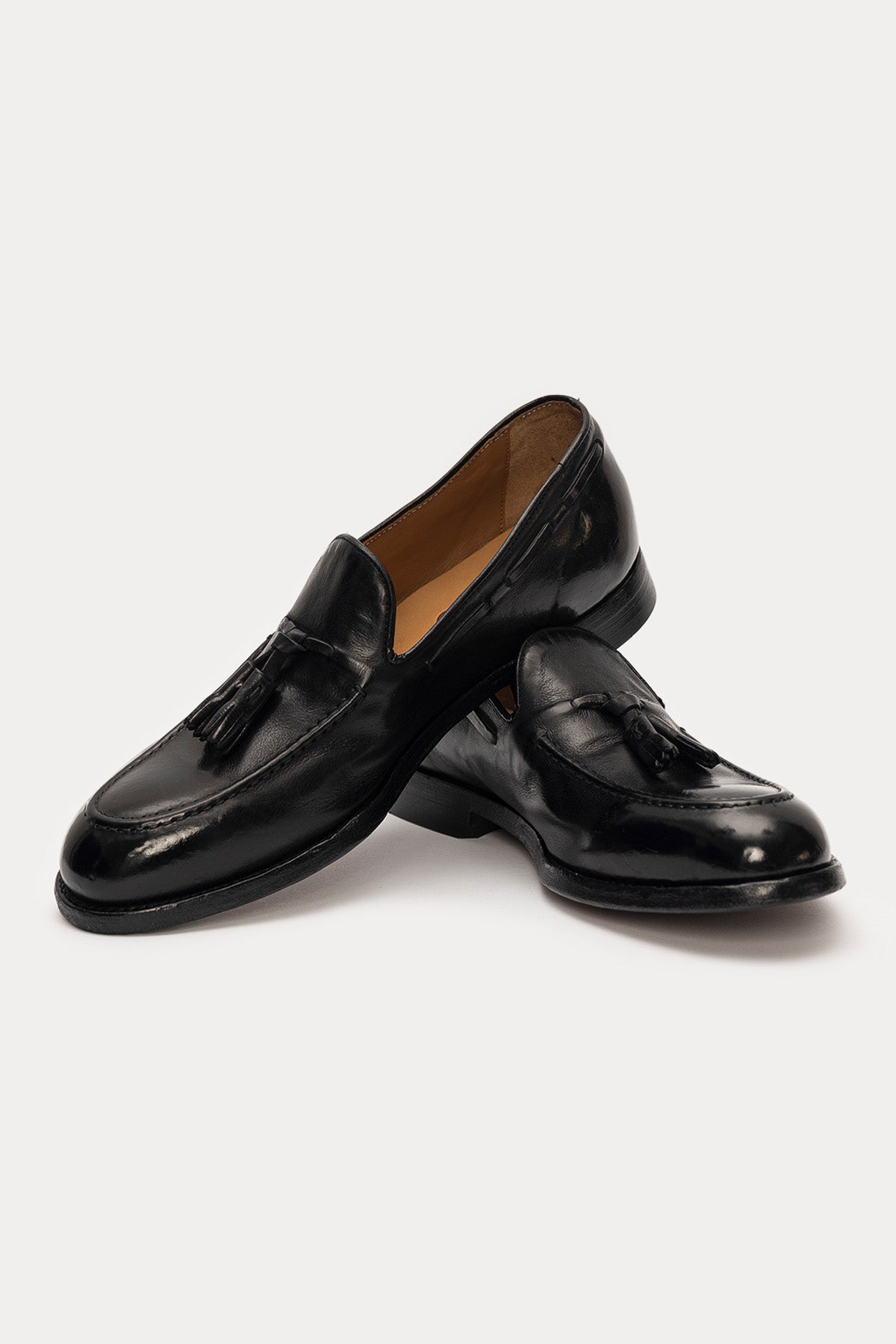 Green George Püsküllü Deri Loafer Ayakkabı