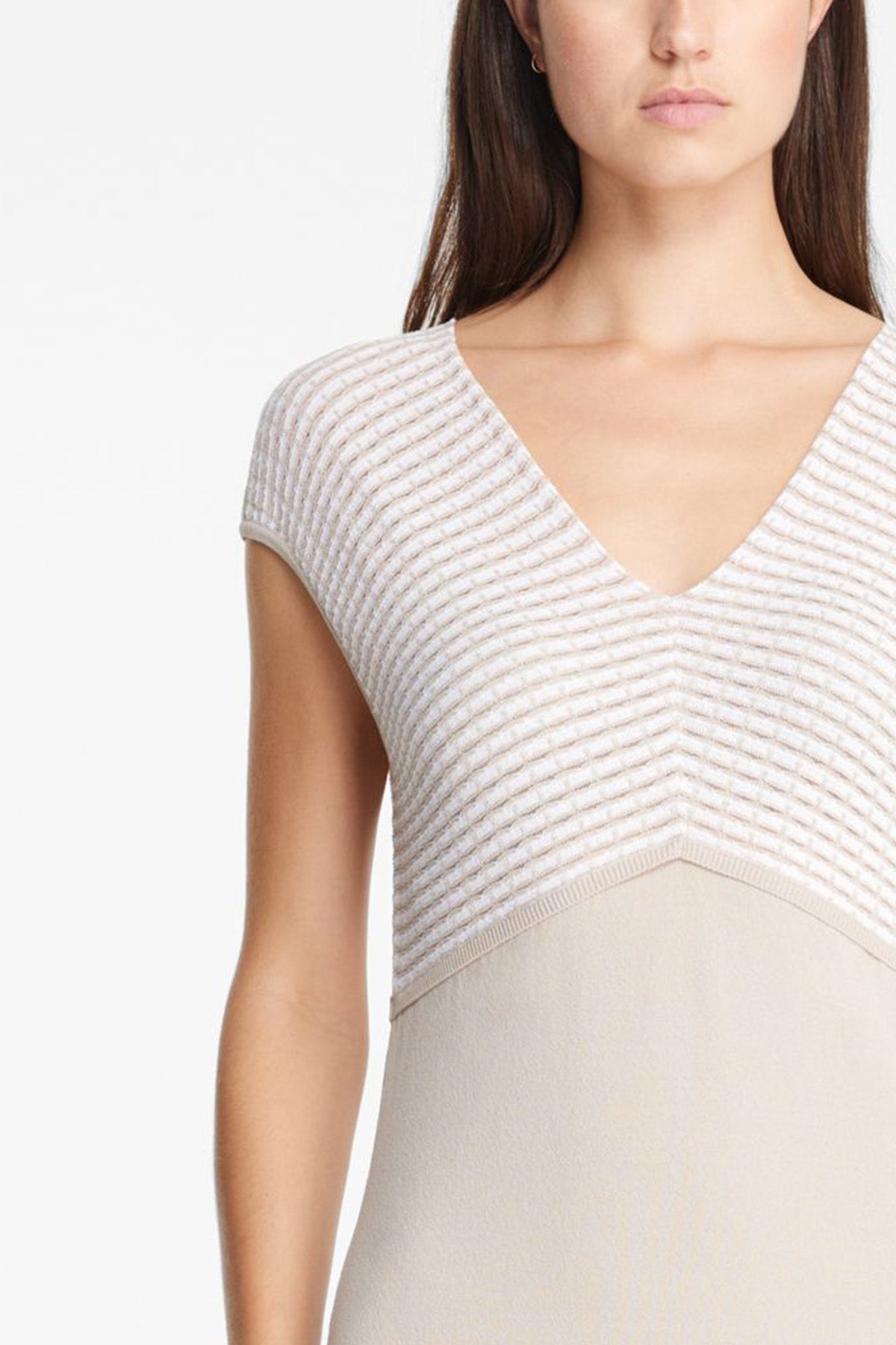 Sarah Pacini V Yaka Maxi Elbise-Libas Trendy Fashion Store