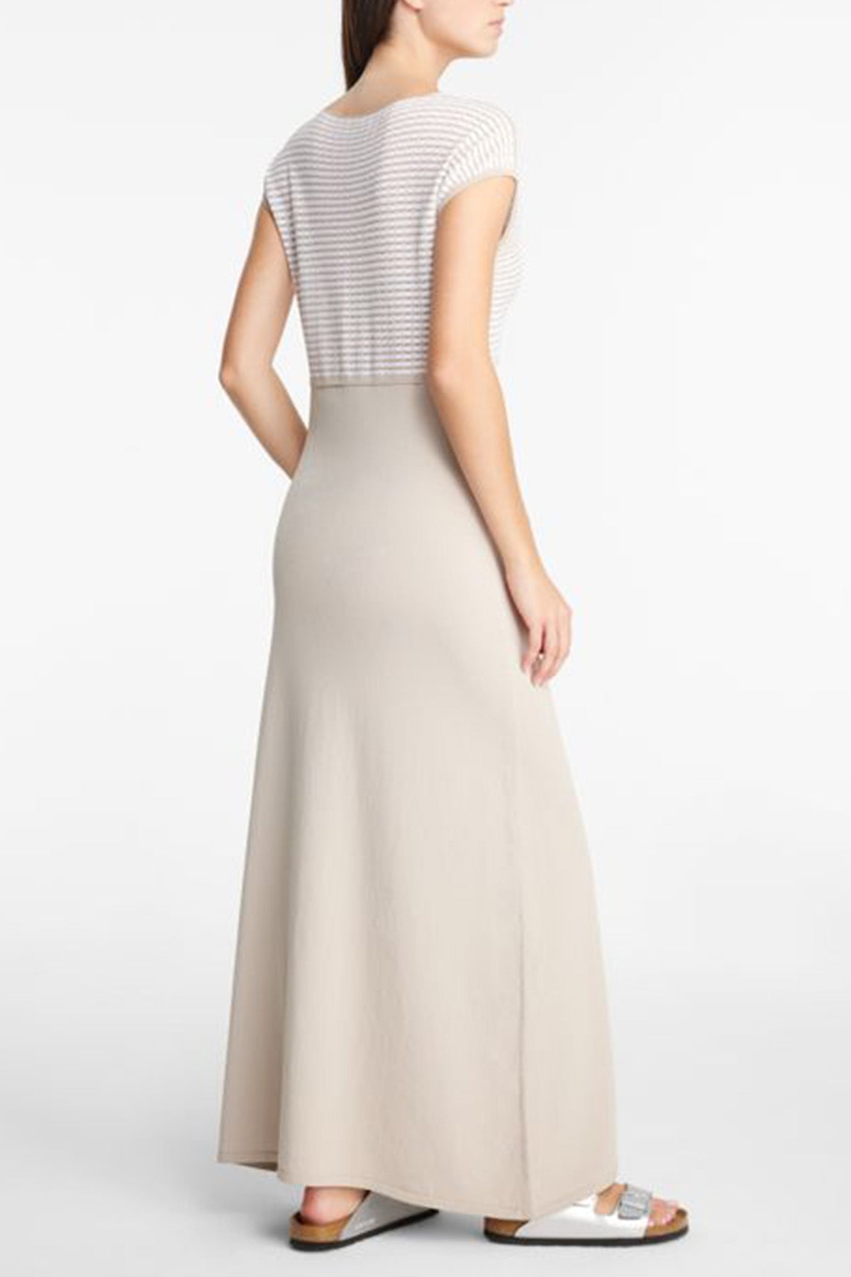 Sarah Pacini V Yaka Maxi Elbise-Libas Trendy Fashion Store