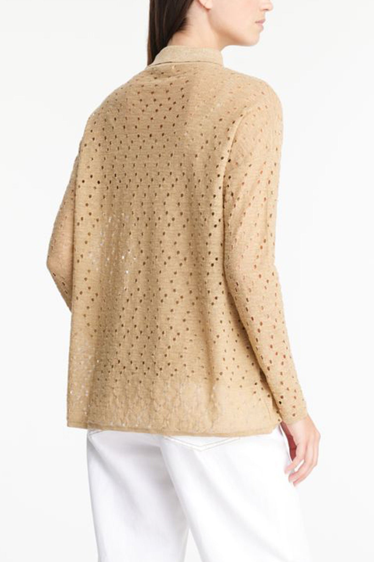 Sarah Pacini Klasik Yaka Ketenli Gömlek-Libas Trendy Fashion Store
