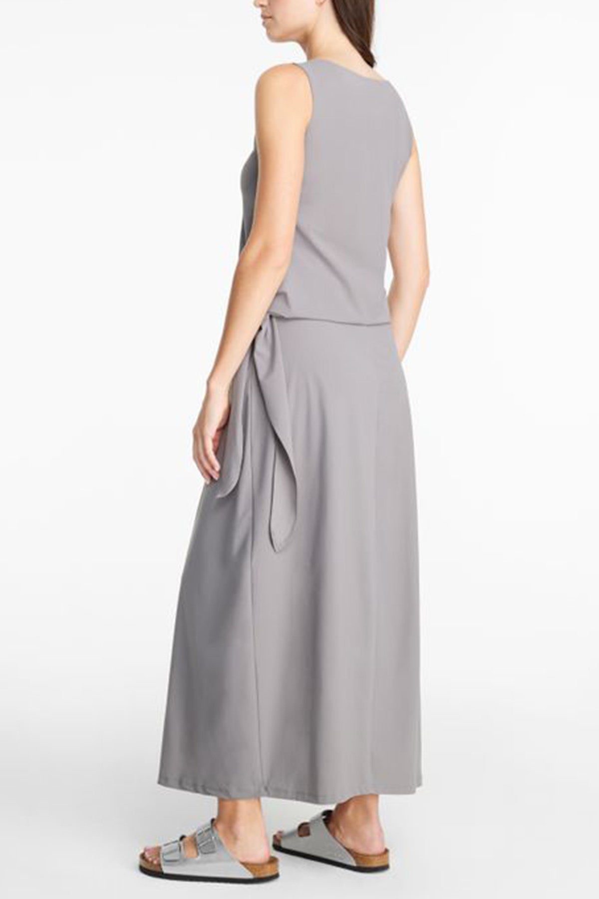 Sarah Pacini Yuvarlak Yaka Maxi Elbise-Libas Trendy Fashion Store