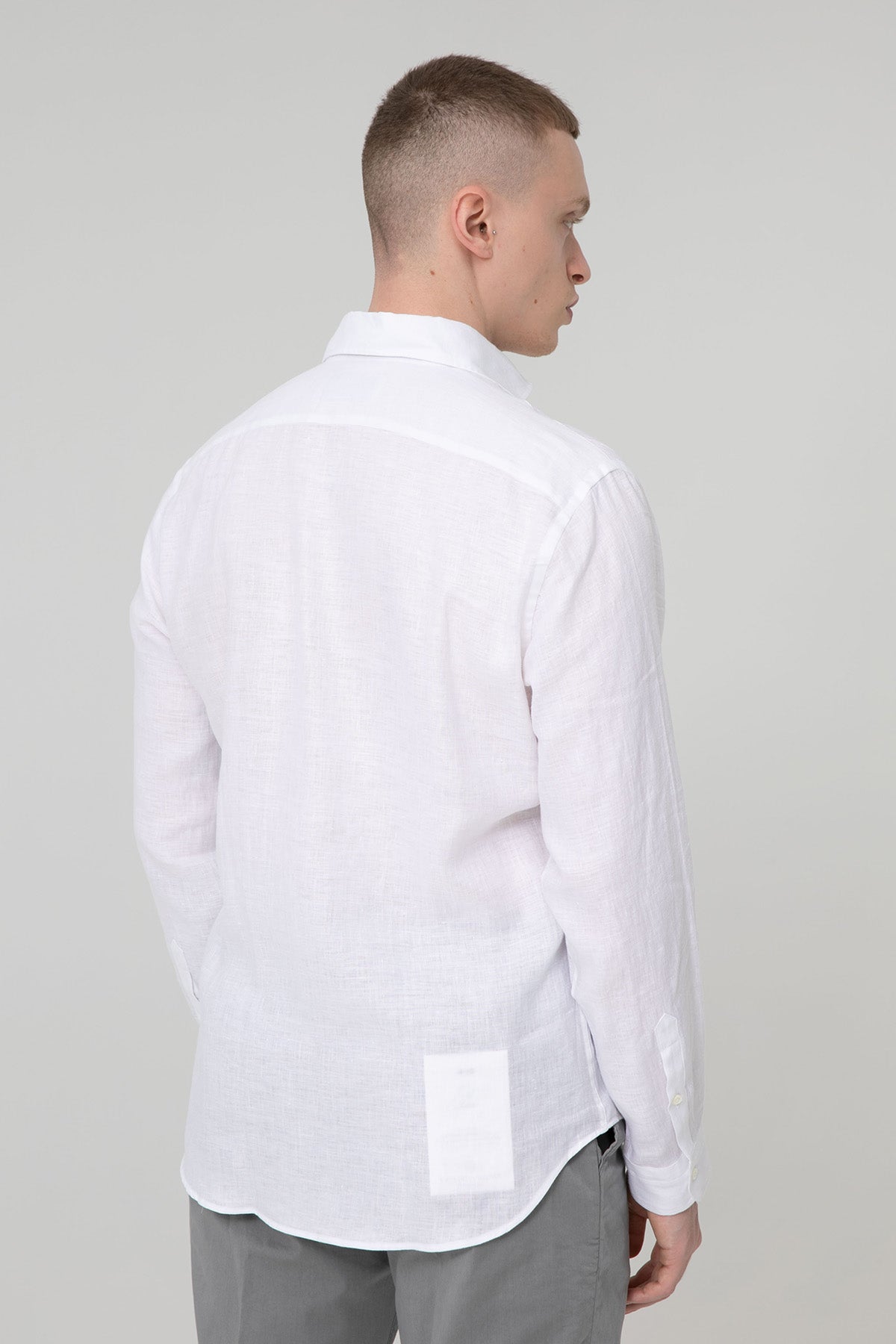 Poggianti İtalyan Yaka Keten Gömlek-Libas Trendy Fashion Store