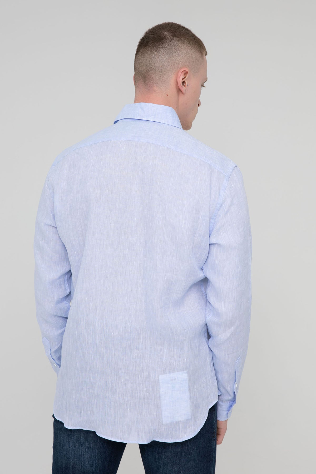 Poggianti Pisa İtalyan Yaka Keten Gömlek-Libas Trendy Fashion Store