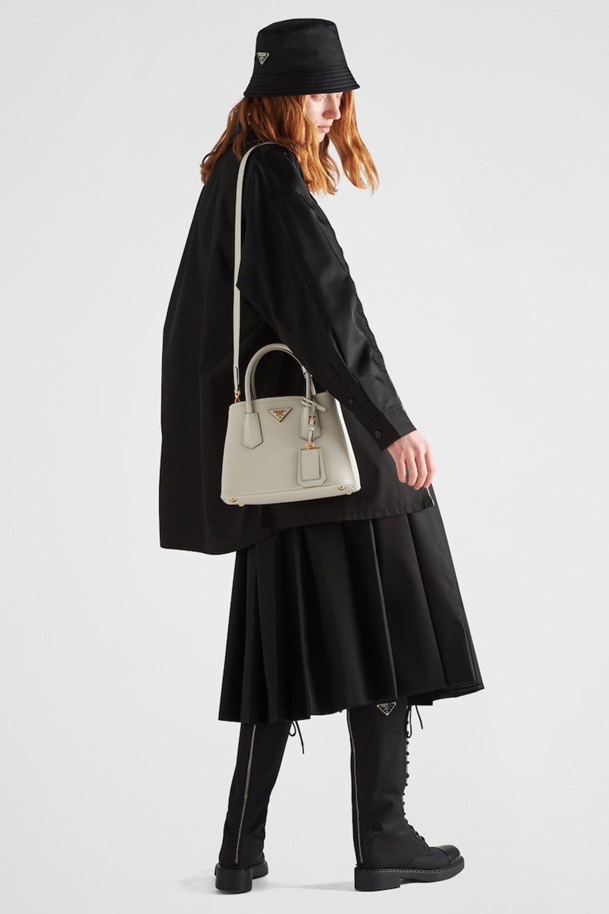 Prada Double Saffiano Deri Çanta-Libas Trendy Fashion Store