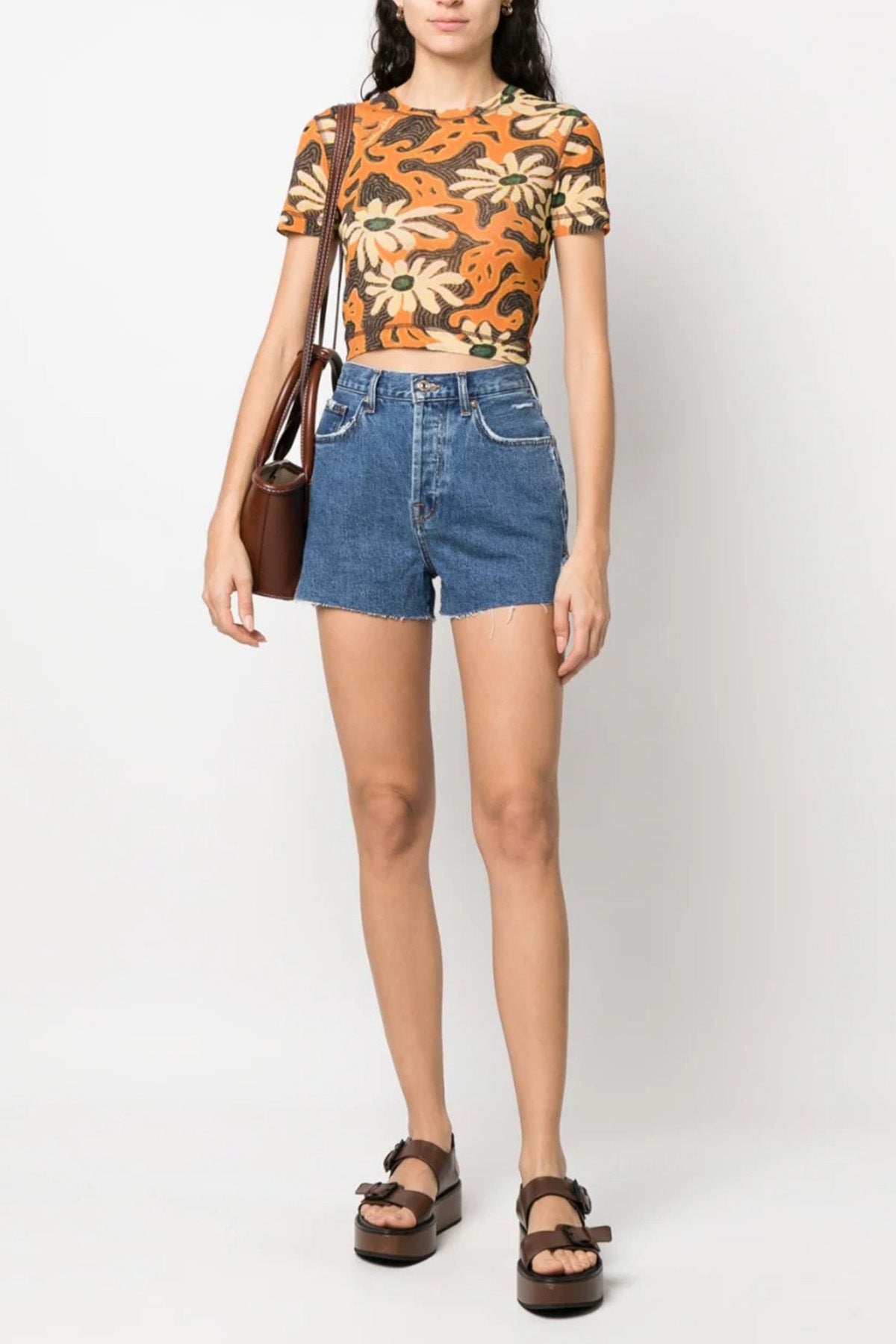 7 For All Mankind Easy Ruby Yüksek Bel Şort