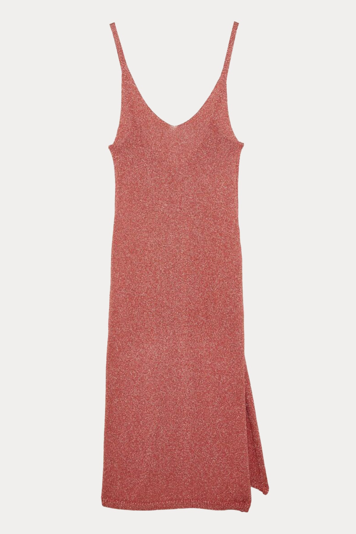 Meme Road Askılı V Yaka Midi Elbise-Libas Trendy Fashion Store