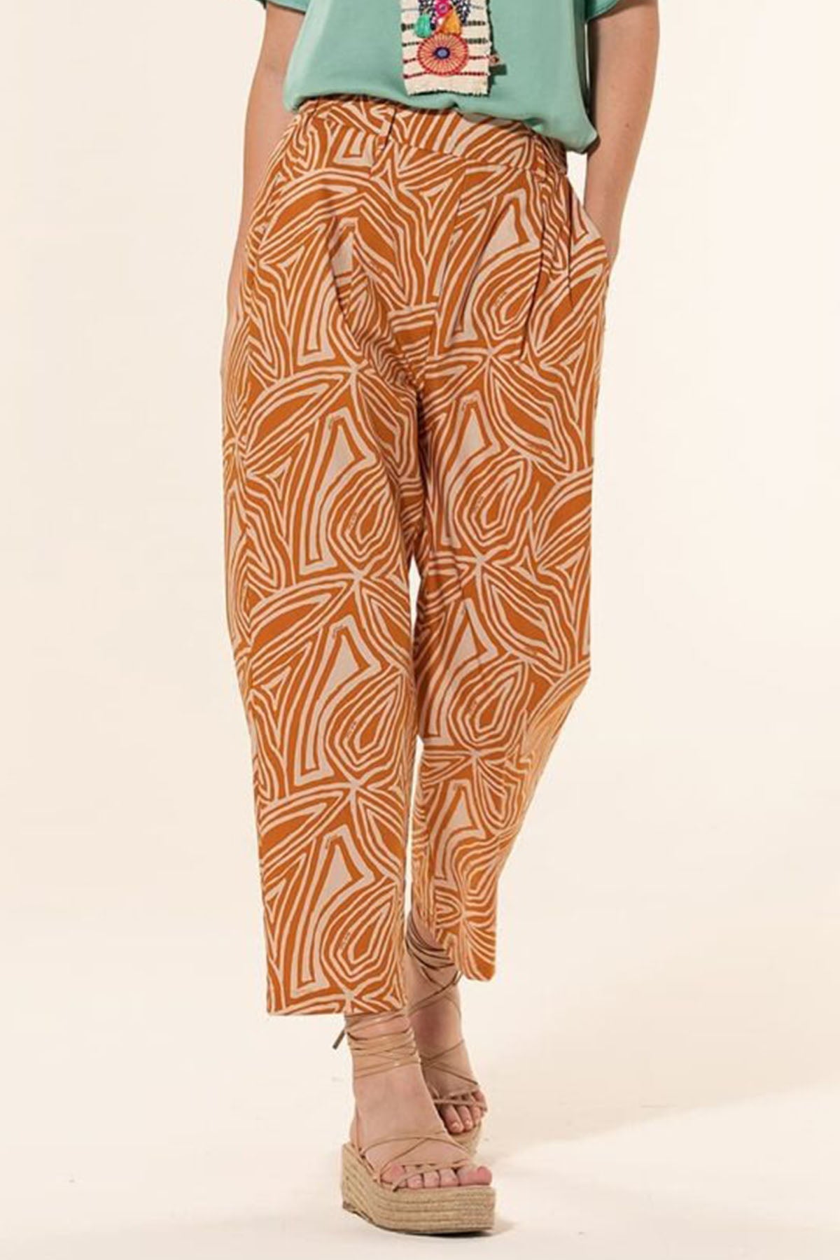 Meme Road Straight Fit Pileli Yüksek Bel Pantolon-Libas Trendy Fashion Store