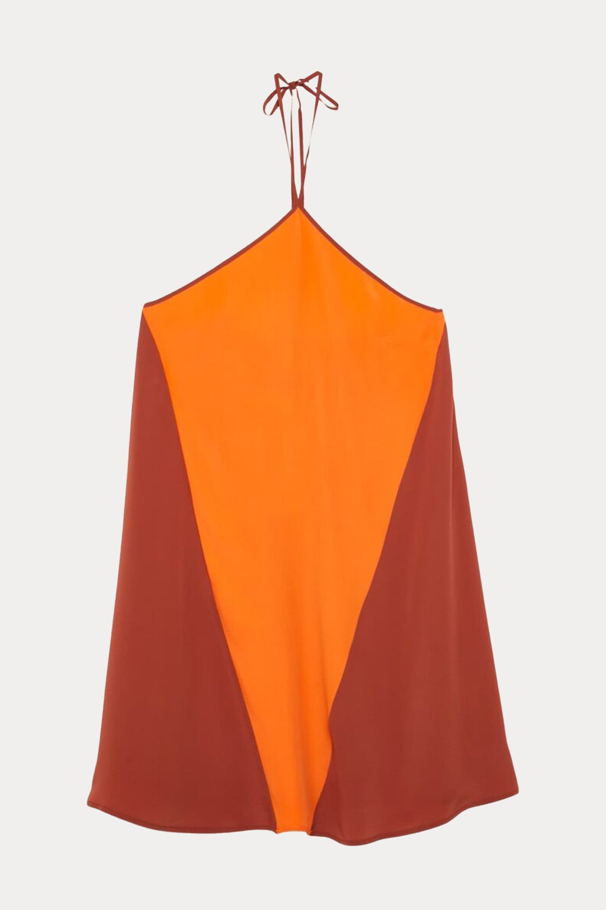 Meme Road Boyundan Bağlamalı İpekli Dizüstü Elbise-Libas Trendy Fashion Store