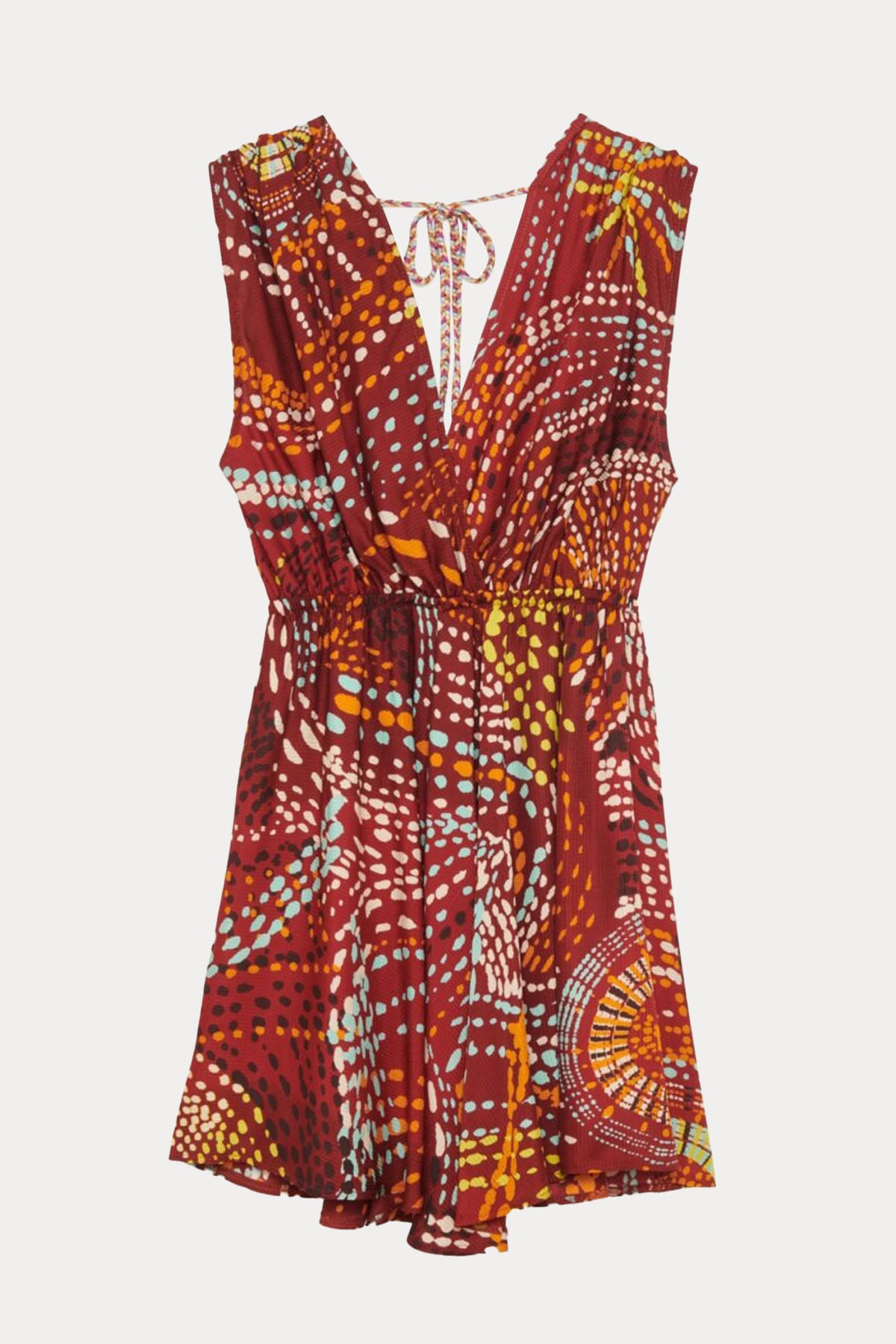 Meme Road V Yaka Dizüstü Elbise-Libas Trendy Fashion Store