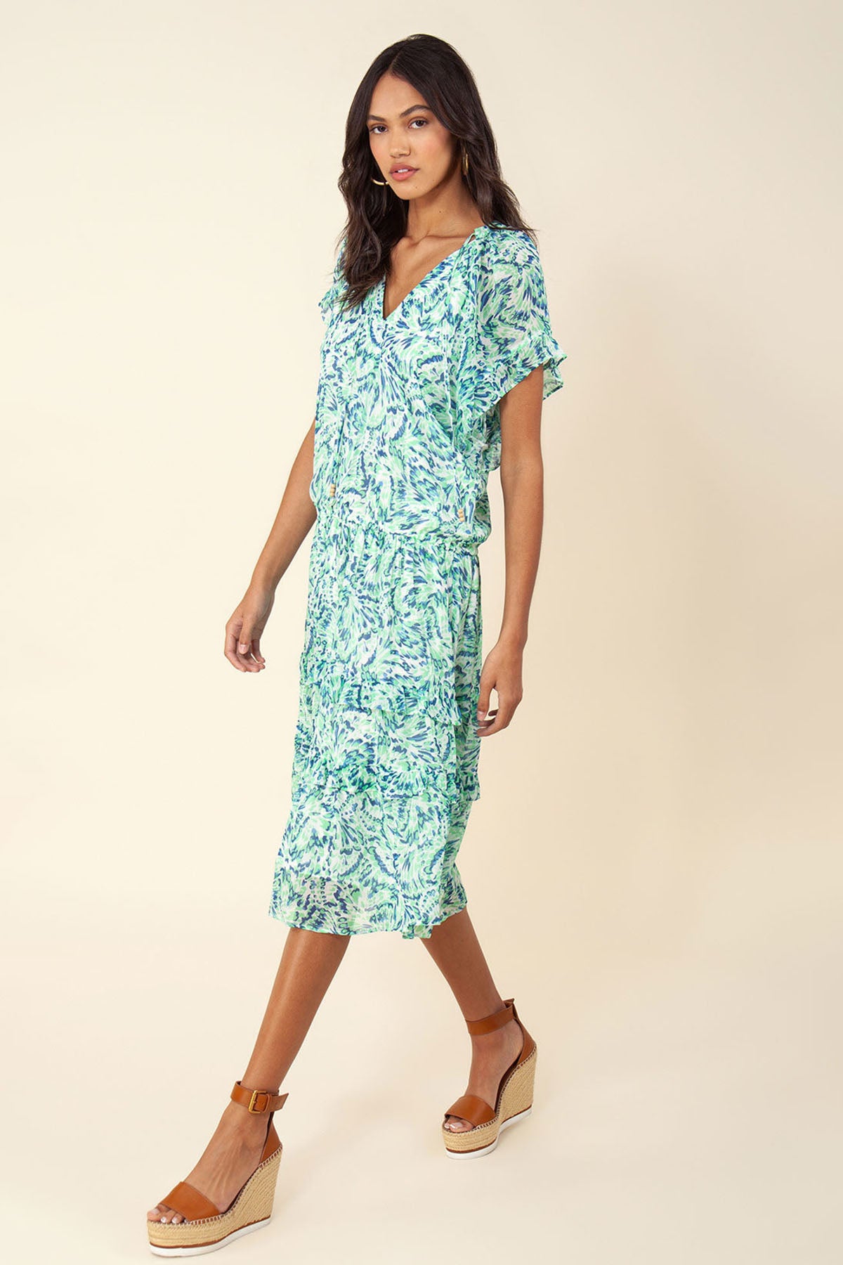 Hale Bob Honey Midi Elbise-Libas Trendy Fashion Store