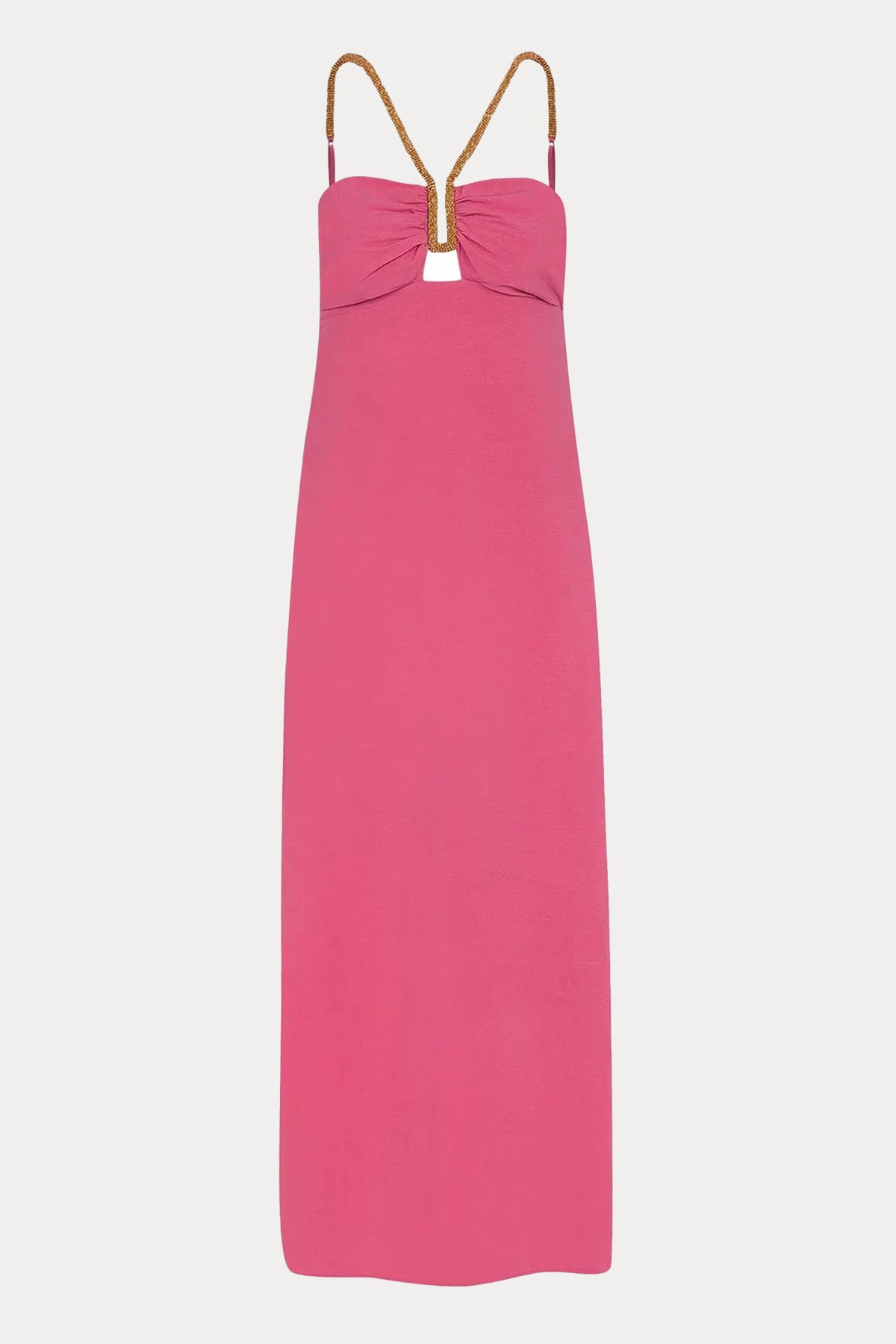 Vix Flora Maxi Keten Elbise-Libas Trendy Fashion Store