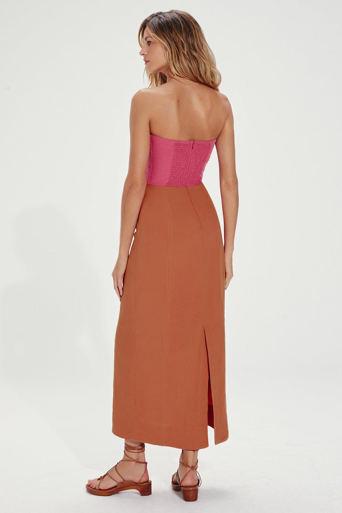 Vix Lizzy Maxi Keten Elbise-Libas Trendy Fashion Store