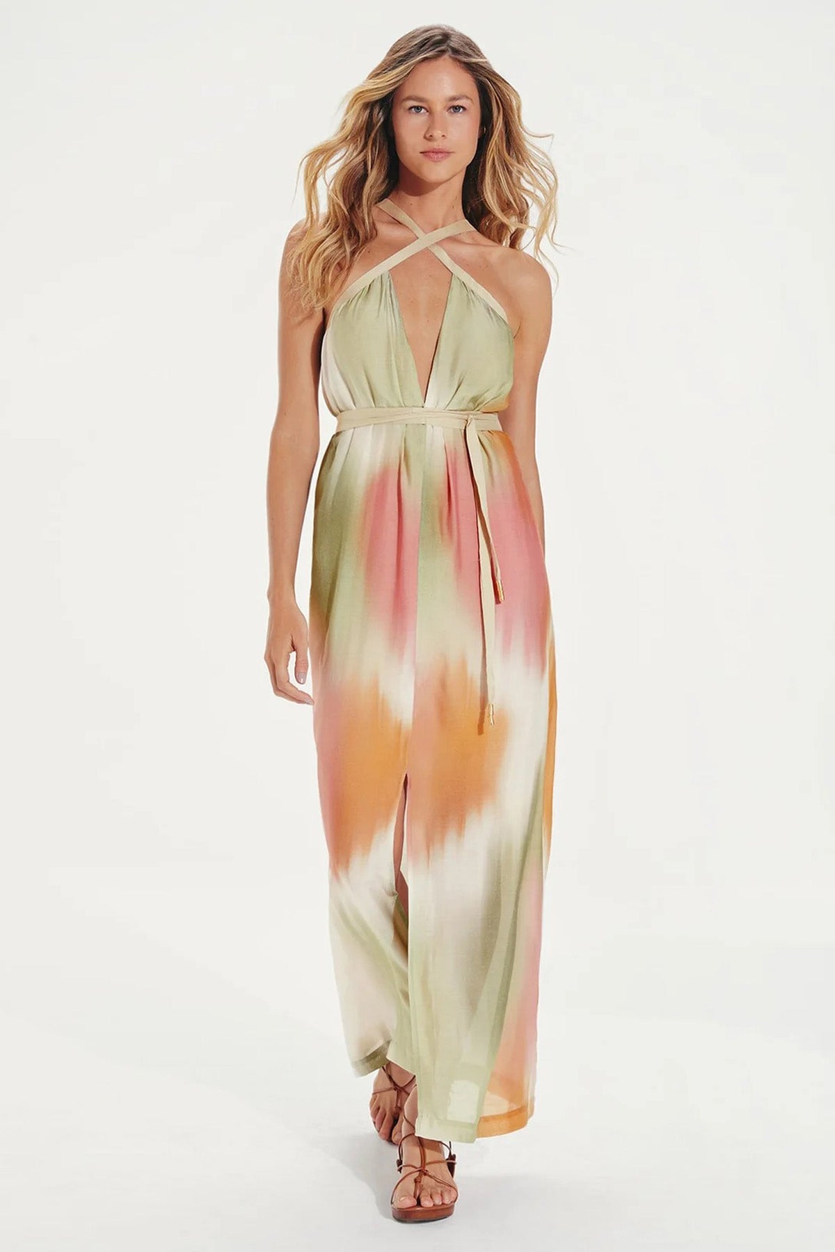 Vix Audrey İpekli Maxi Elbise-Libas Trendy Fashion Store