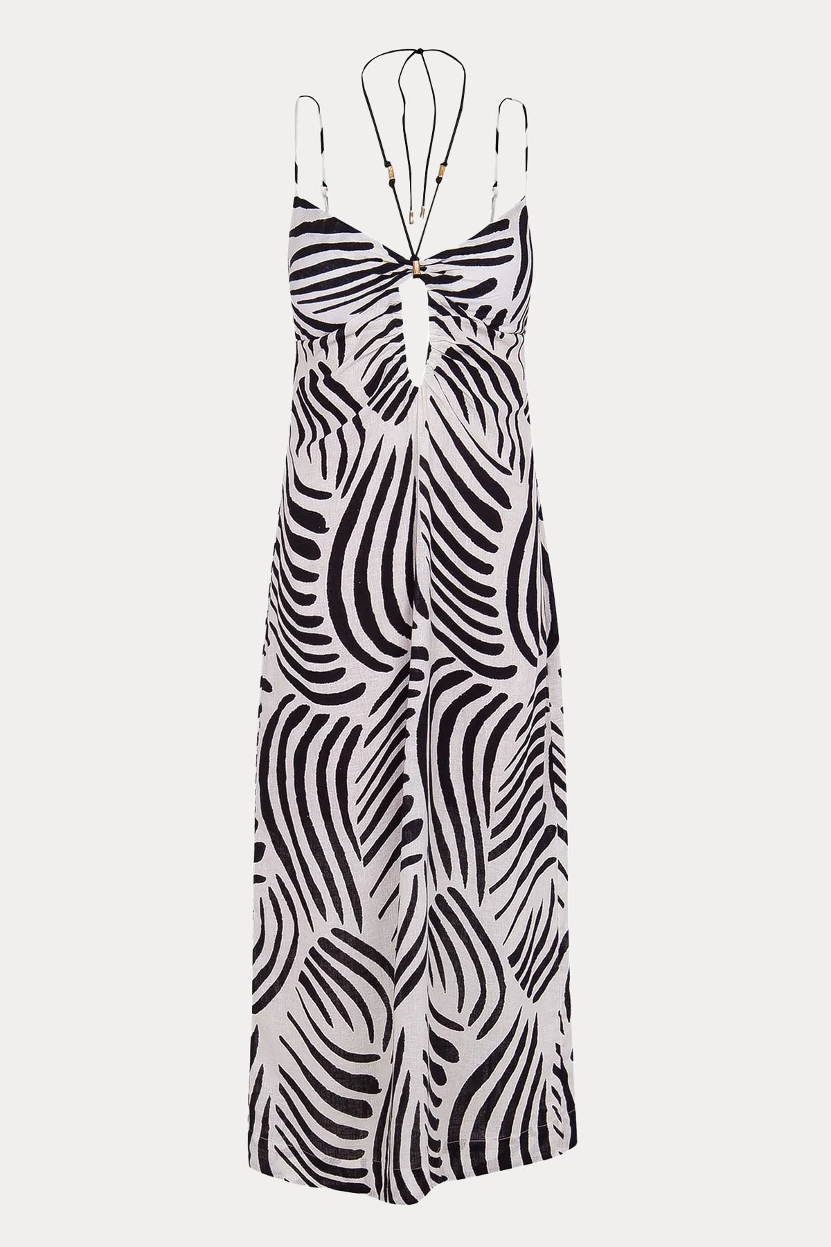 Vix Daisy Midi Keten Elbise-Libas Trendy Fashion Store