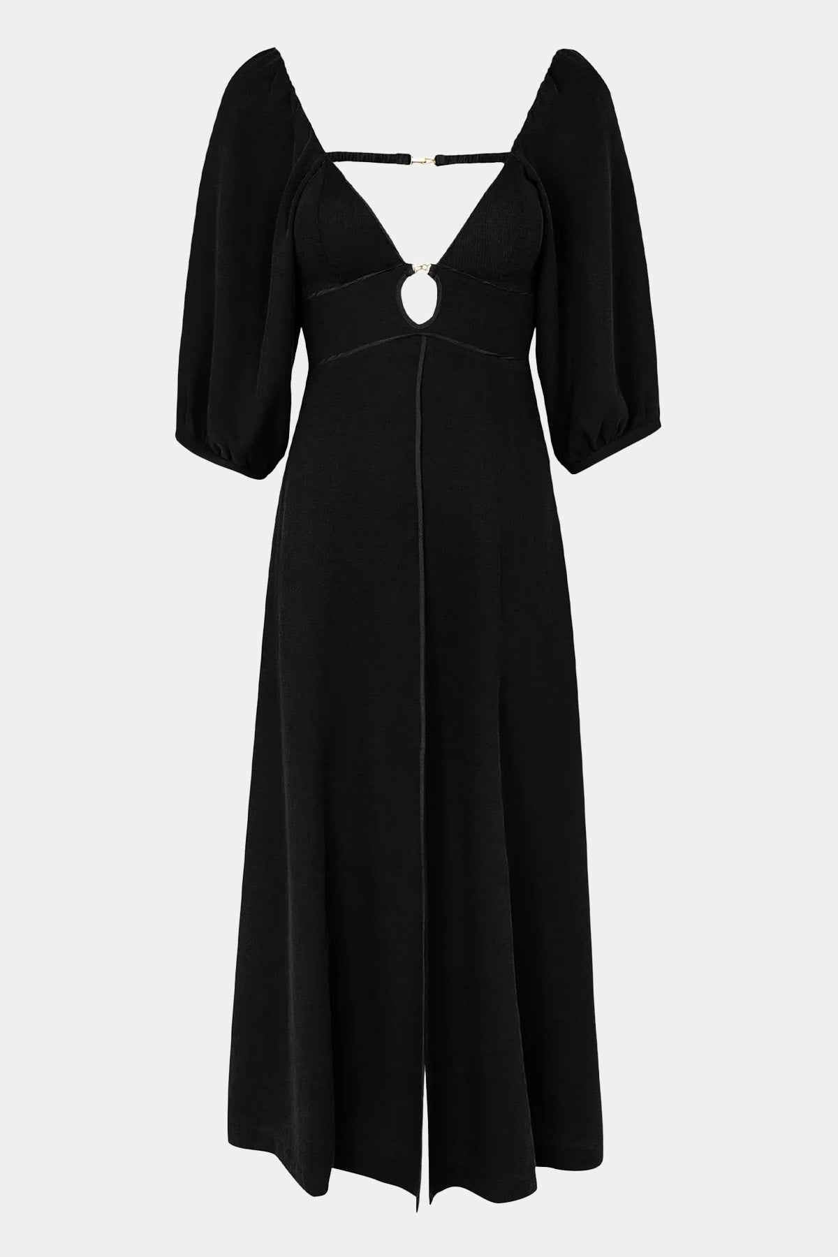 Vix Rosa Maxi Keten Elbise-Libas Trendy Fashion Store