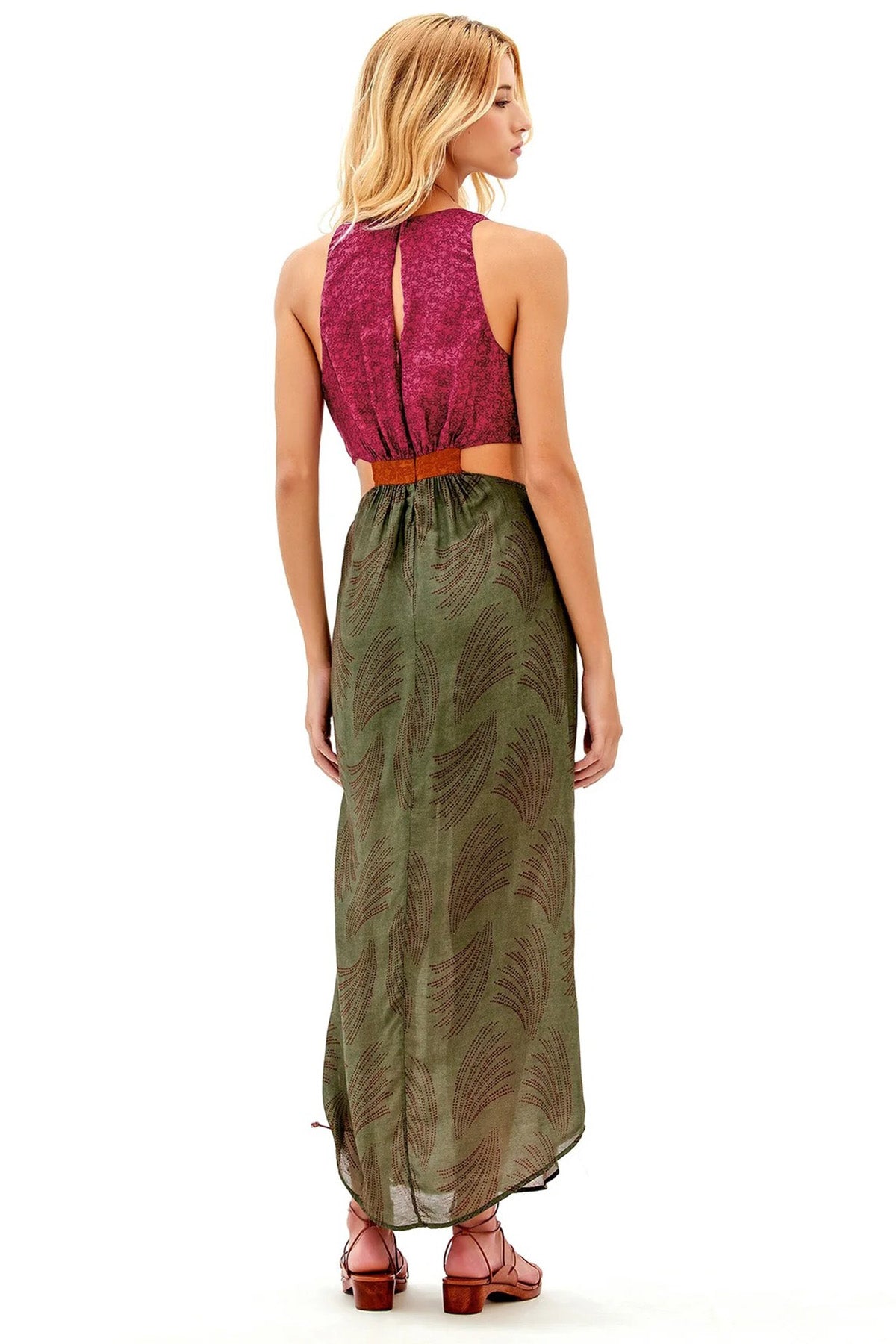 Vix Nayara İpekli Maxi Elbise-Libas Trendy Fashion Store