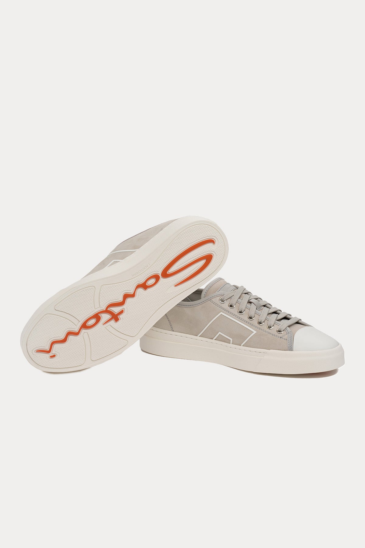 Santoni Double Buckle Deri Sneaker Ayakkabı-Libas Trendy Fashion Store