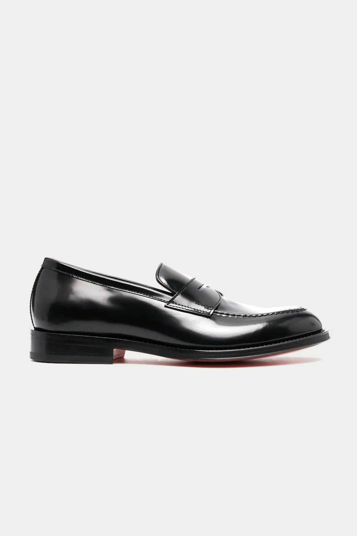 Santoni Goodyear Taban Deri Loafer Ayakkabı-Libas Trendy Fashion Store