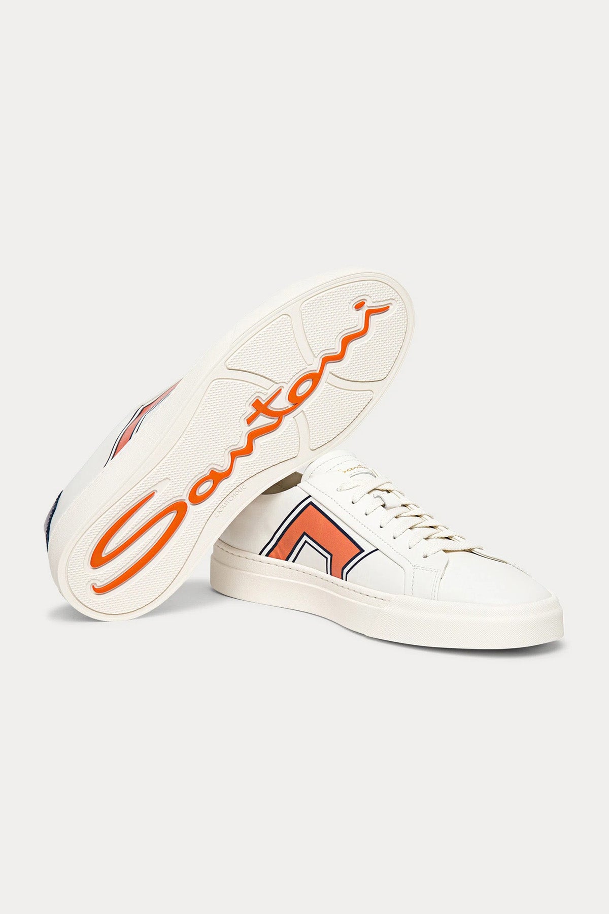 Santoni Double Buckle Deri Sneaker Ayakkabı-Libas Trendy Fashion Store