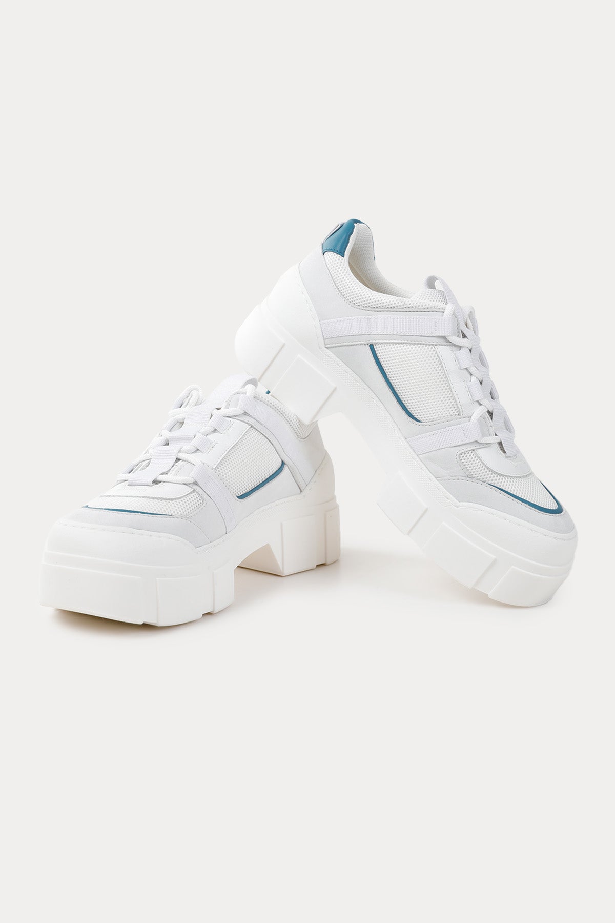 Vic Matie Fileli Deri Sneaker Ayakkabı