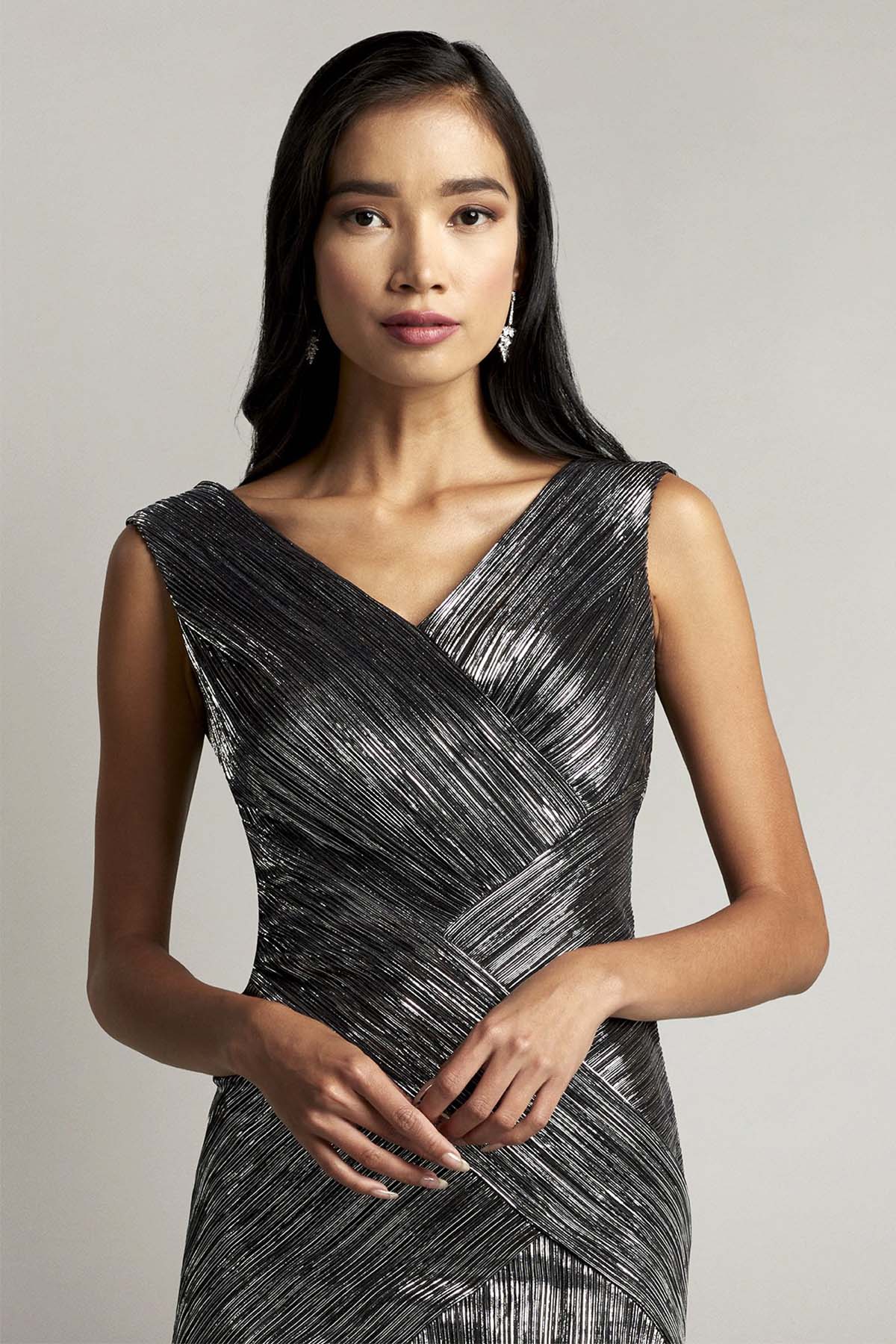 Tadashi Shoji Axton Dizüstü Abiye Elbise-Libas Trendy Fashion Store