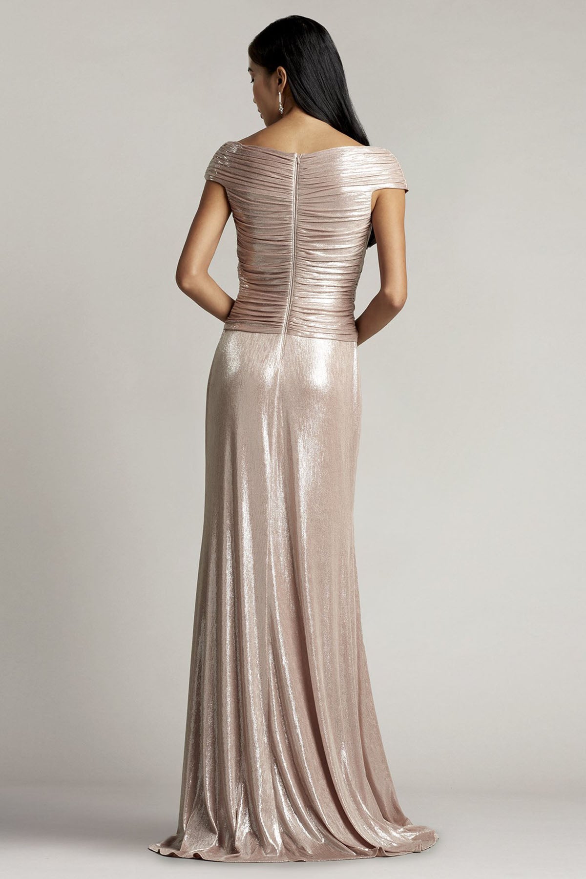 Tadashi Shoji Constance Maxi Abiye Elbise-Libas Trendy Fashion Store