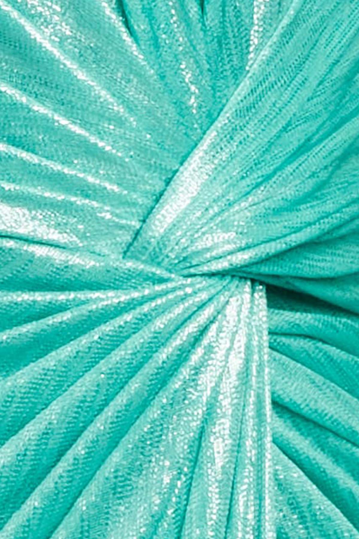 Tadashi Shoji Alessia Tek Omuz Maxi Abiye Elbise-Libas Trendy Fashion Store