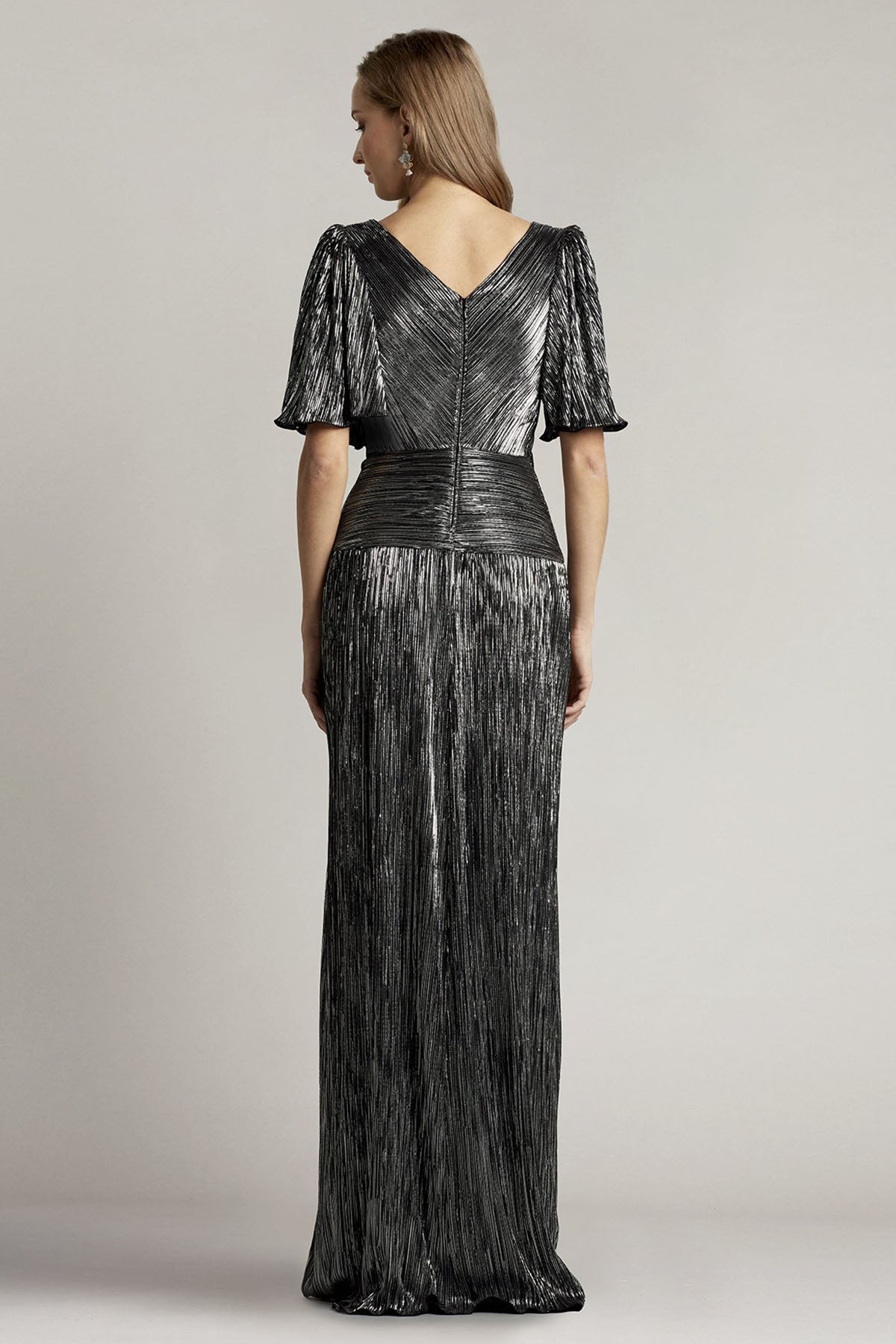 Tadashi Shoji Higgins Maxi Abiye Elbise-Libas Trendy Fashion Store