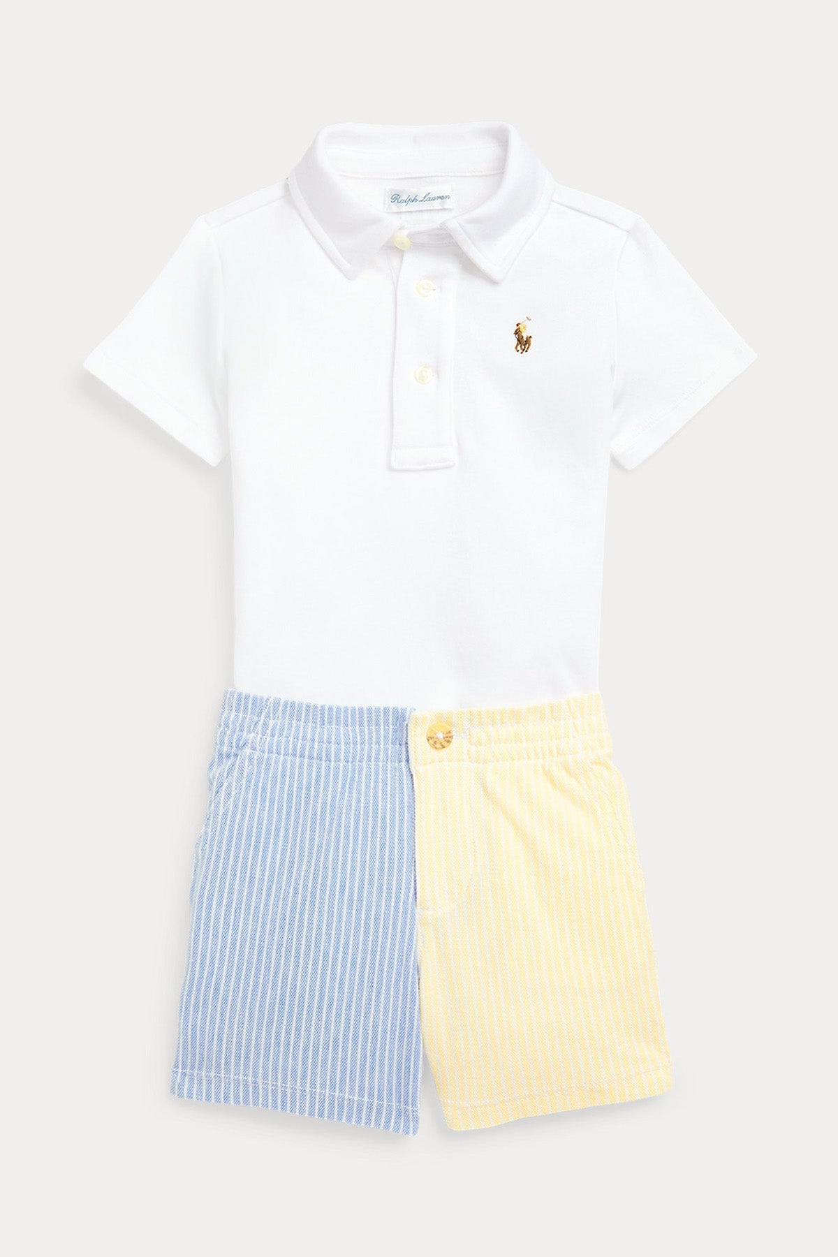 Polo Ralph Lauren Kids 9-18 Aylık Erkek Bebek T-shirt - Şort Set