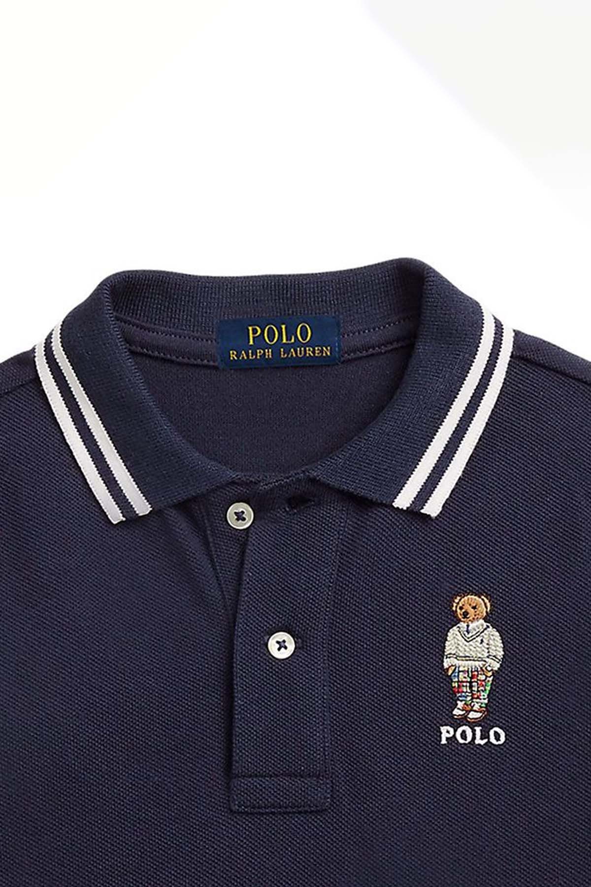 Polo Ralph Lauren Kids 2-3 Yaş Erkek Çocuk Polo Yaka Polo Bear T-shirt