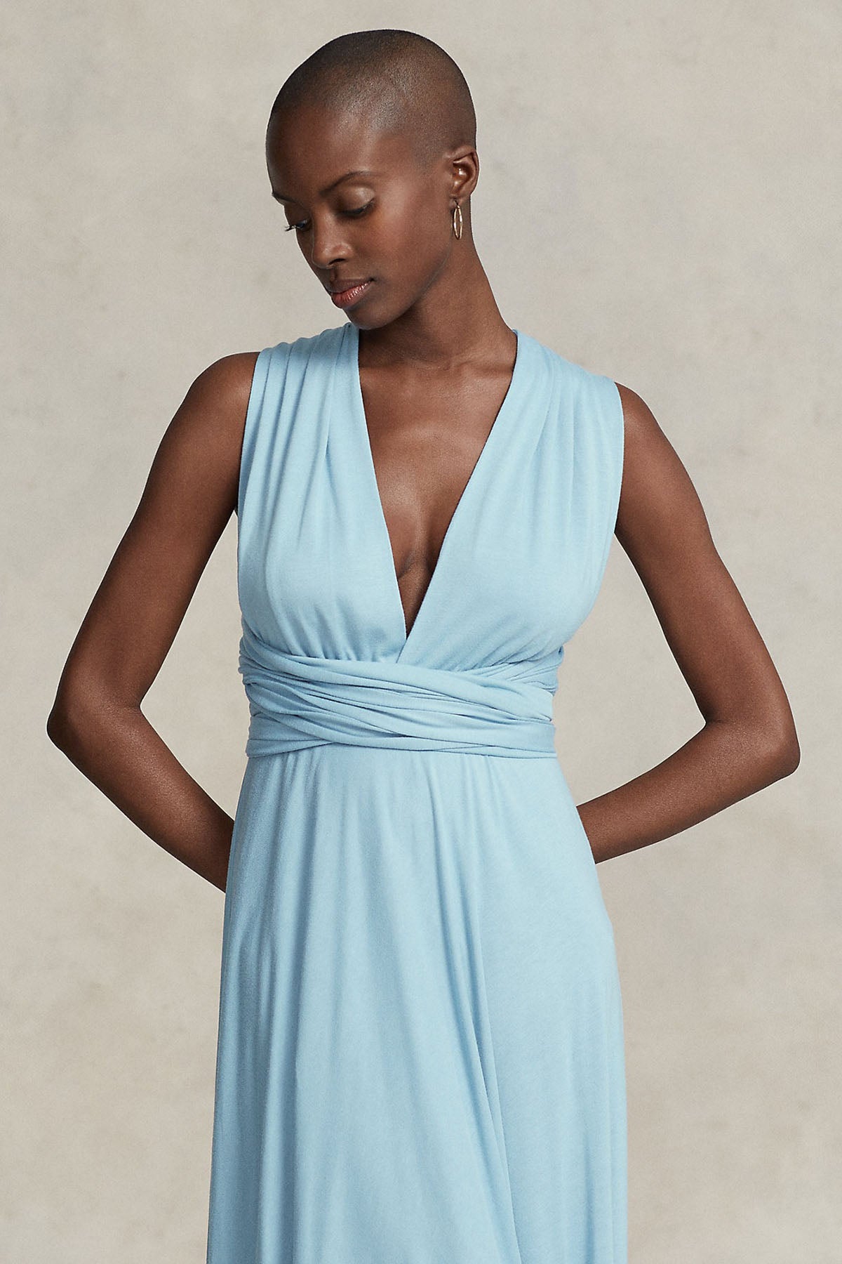 Polo Ralph Lauren Çapraz Sırt Maxi Elbise