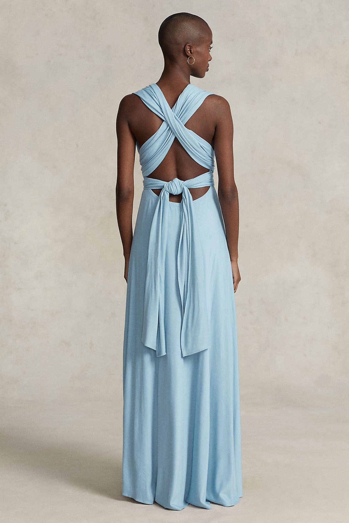 Polo Ralph Lauren Çapraz Sırt Maxi Elbise