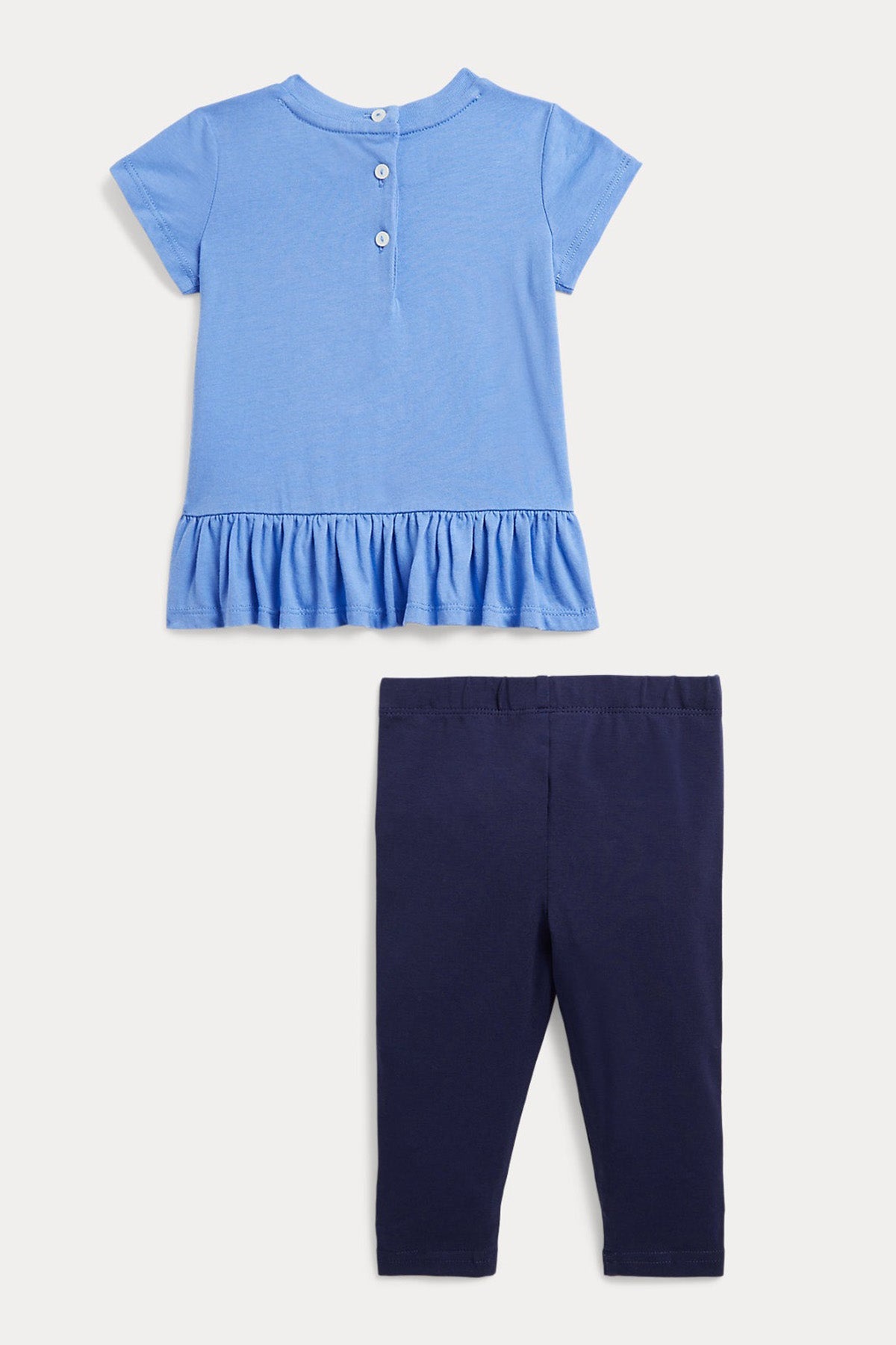 Polo Ralph Lauren Kids 12-18 Aylık Kız Bebek T-shirt Pantolon Set